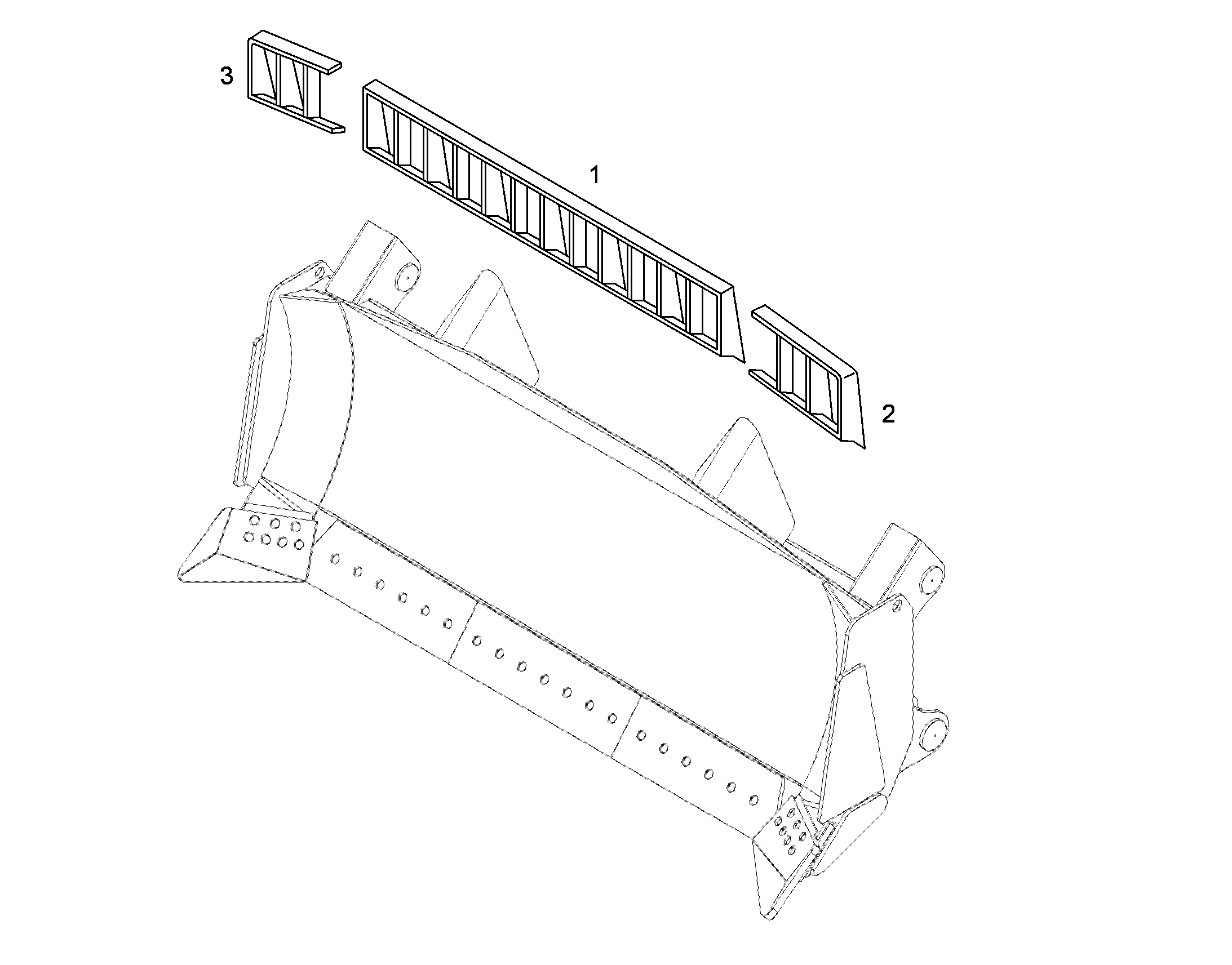 ЗАЩИТА ОТ КАМНЕЙ СЛЕВА 10307971 LIEBHERR