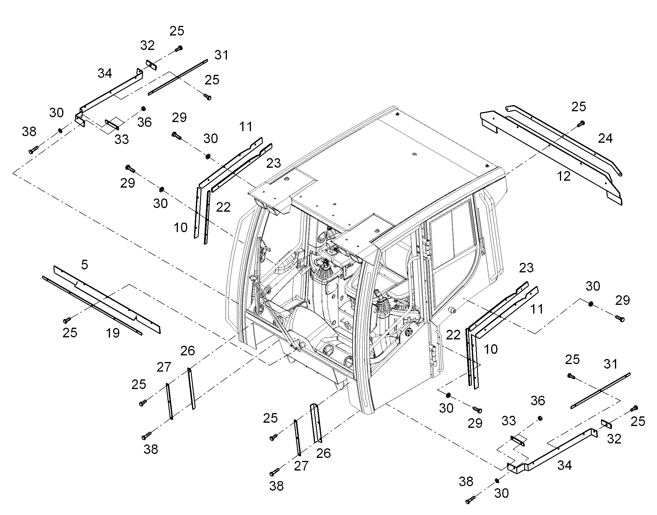 ПЛАНКА 9418744 LIEBHERR