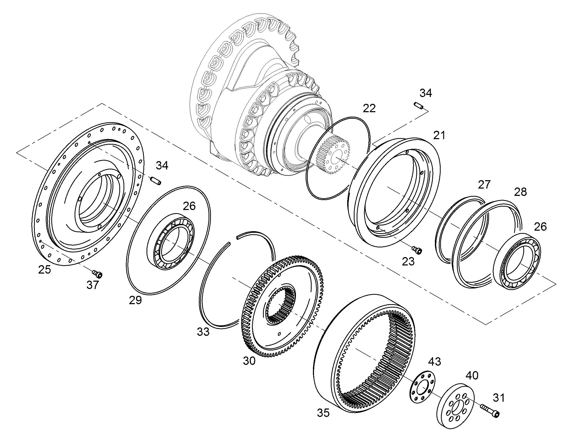 УПЛОТНИТЕЛЬНОЕ КОЛЬЦО 335X4 10171291 LIEBHERR