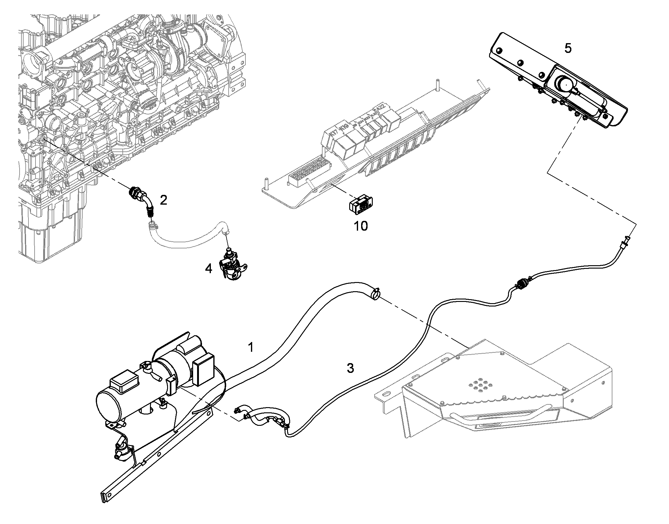 СИСТЕМA ПИТAНИЯ 9415574 LIEBHERR