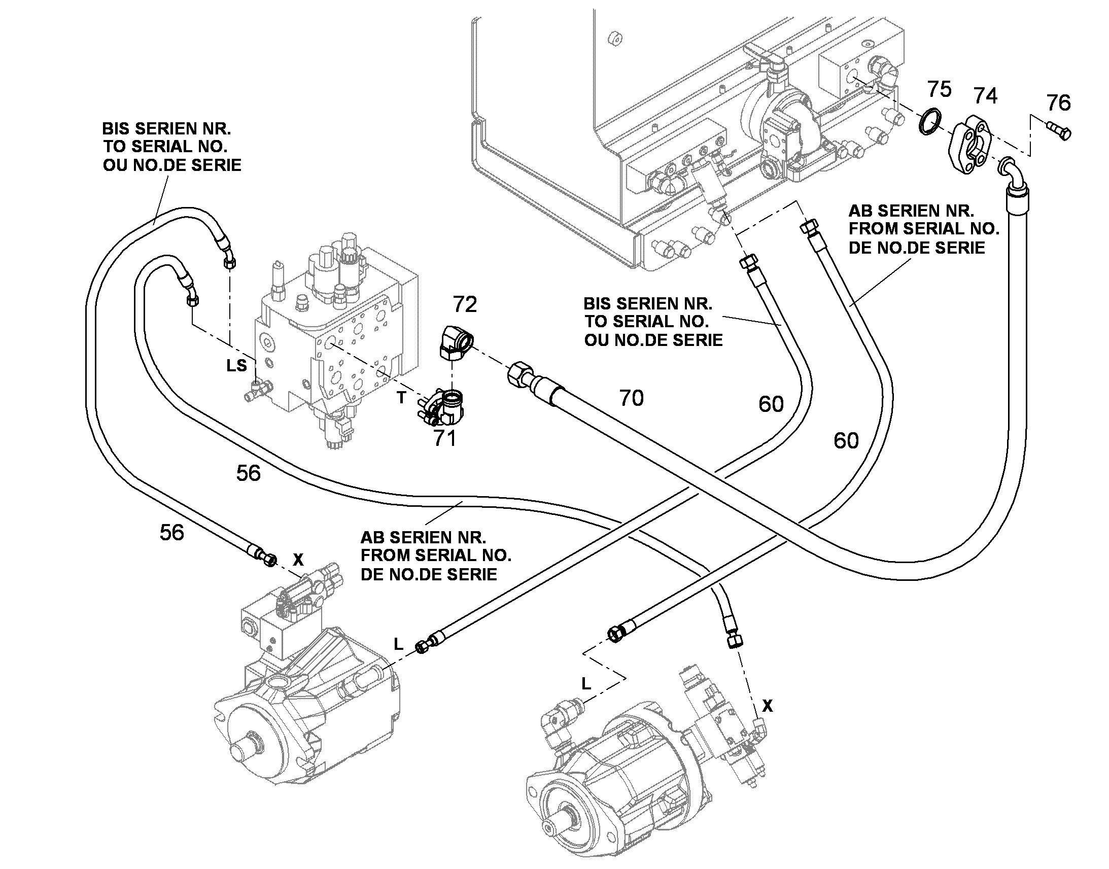 ФЛАНЦЕВОЕ СОЕДИНЕНИЕ WFS 35L M45X2 10440630 LIEBHERR