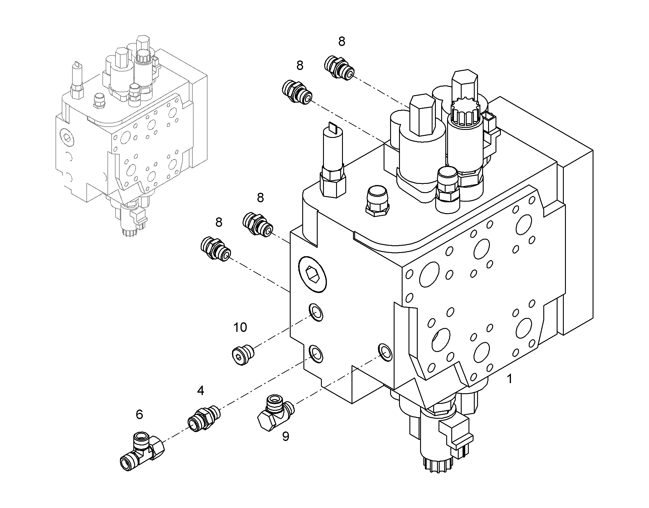 БЛОК УПРАВЛЕНИЯ 10298837 LIEBHERR