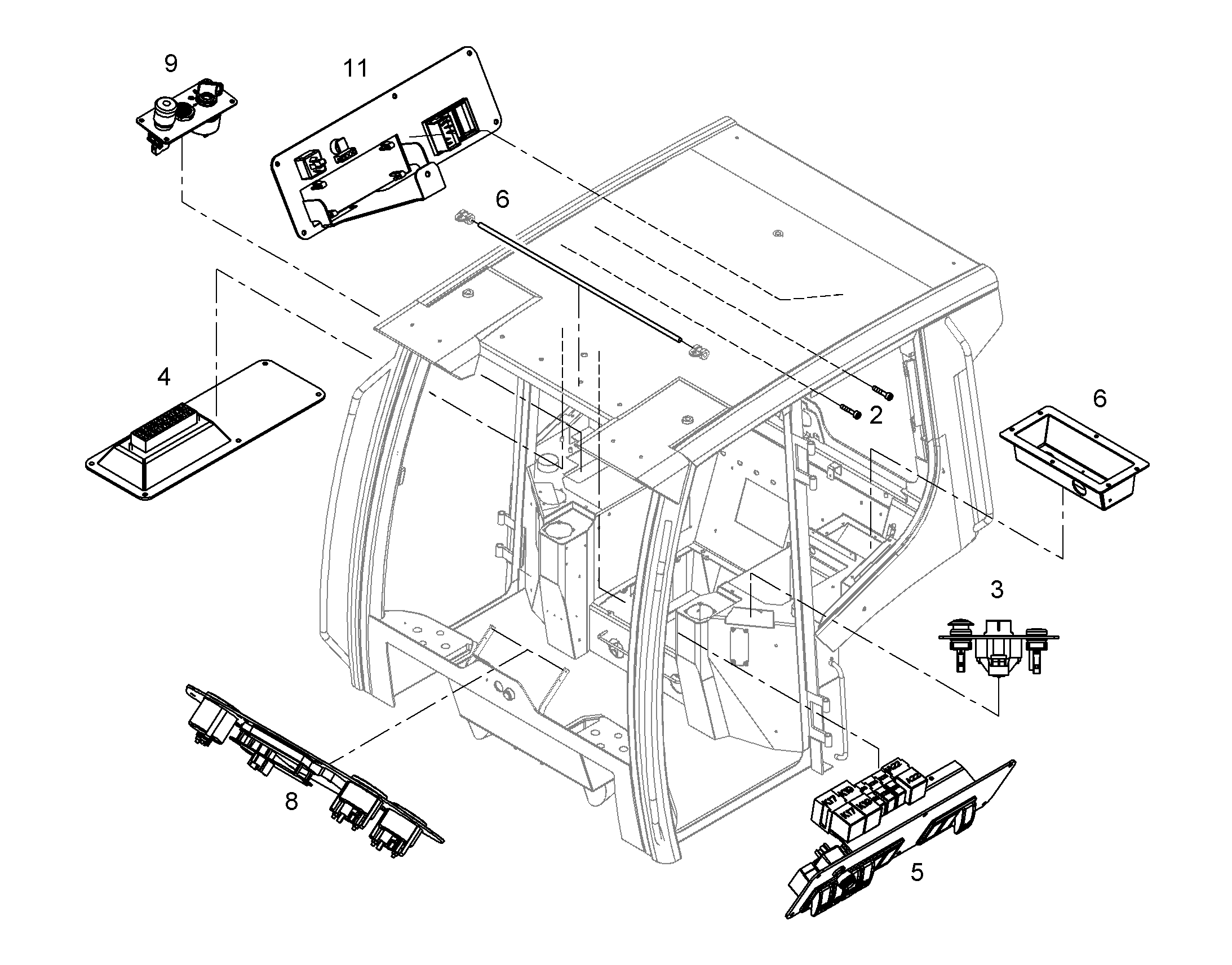 ИНДИКАТОРНАЯ КОНСОЛЬ 9412177 LIEBHERR