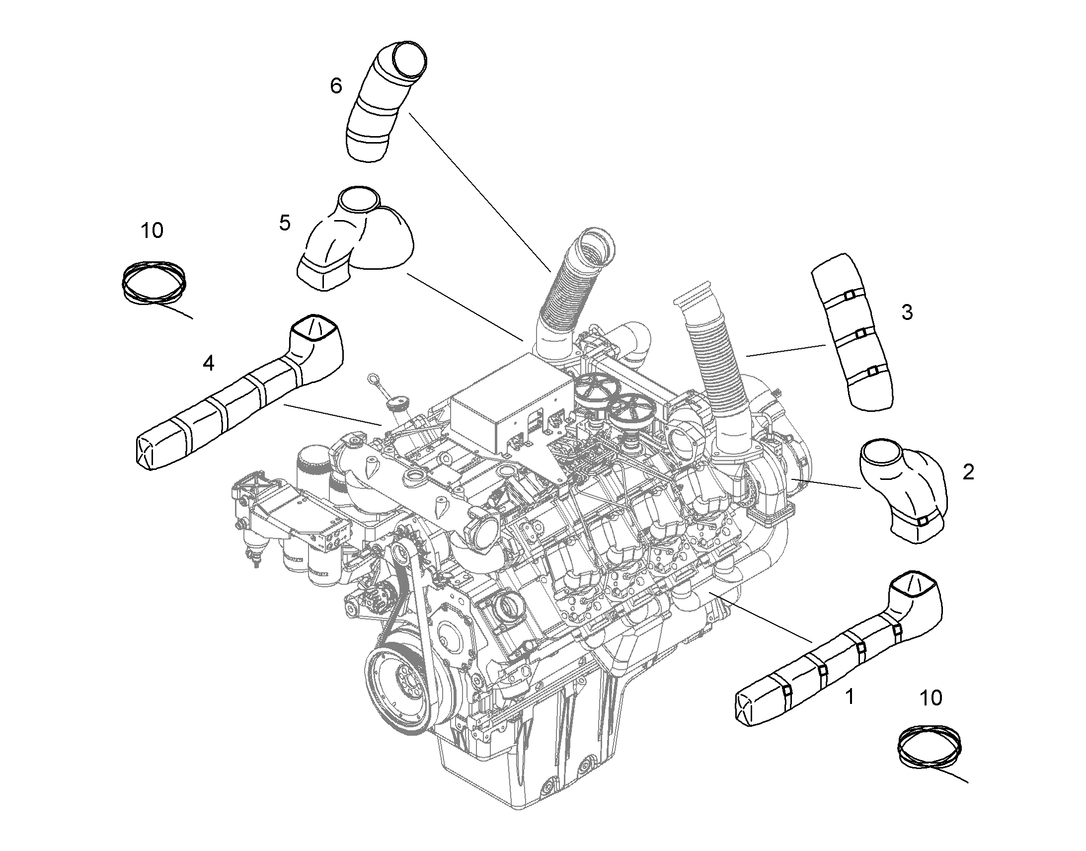 ПРОВОЛКА СОЕДИНИТЕЛЬНАЯ 1 10358969 LIEBHERR