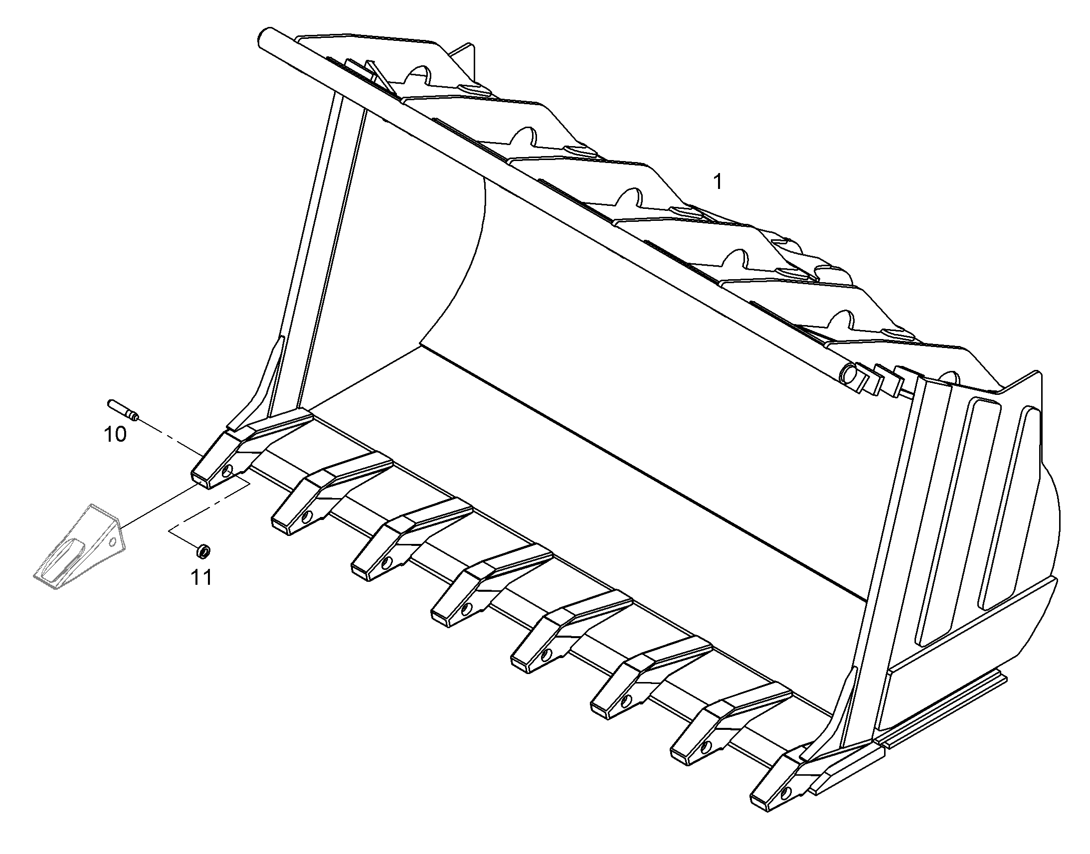 КОВШ ДЛЯ ПОРОДЫ 9416405 LIEBHERR