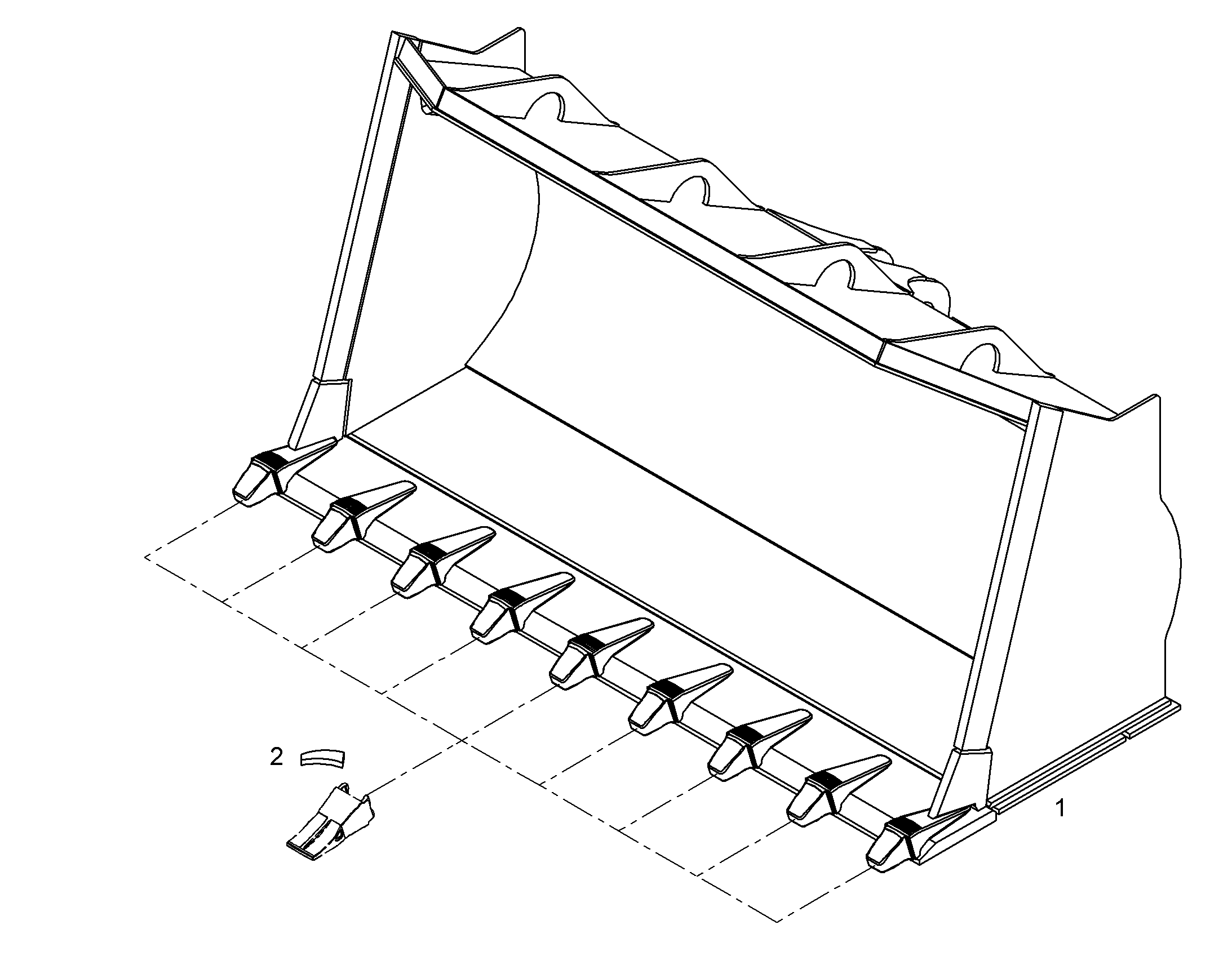 КОВШ ГРУЗОВОЙ 9416645 LIEBHERR