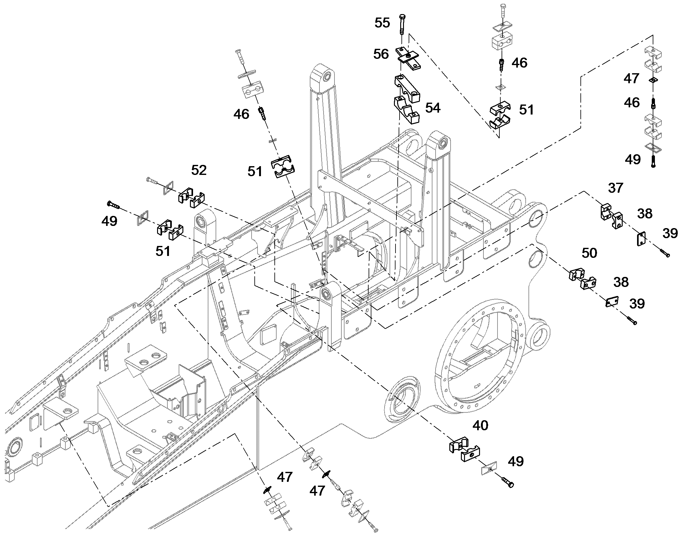 ПОЛУХОМУТИК Z 3 24,6 22,2 PP 7411807 LIEBHERR