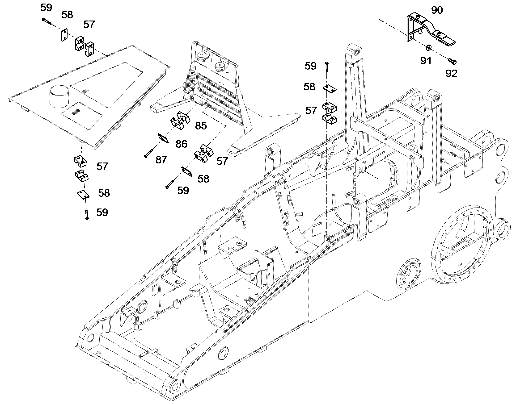ДЕРЖАТЕЛЬ 10304283 LIEBHERR