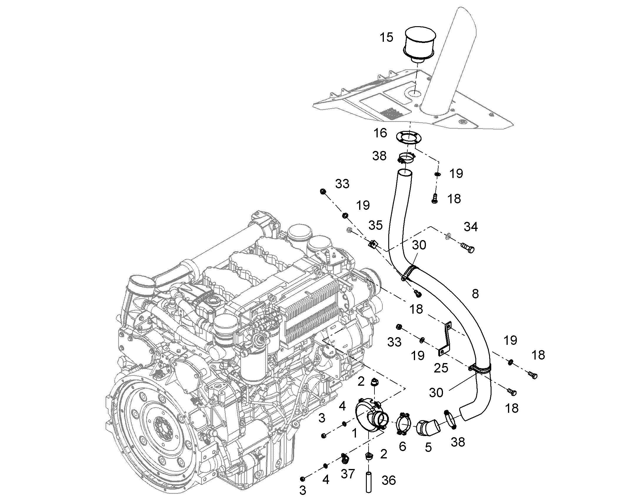 ДОРАБОТКА КРЫШКА 9418695 LIEBHERR