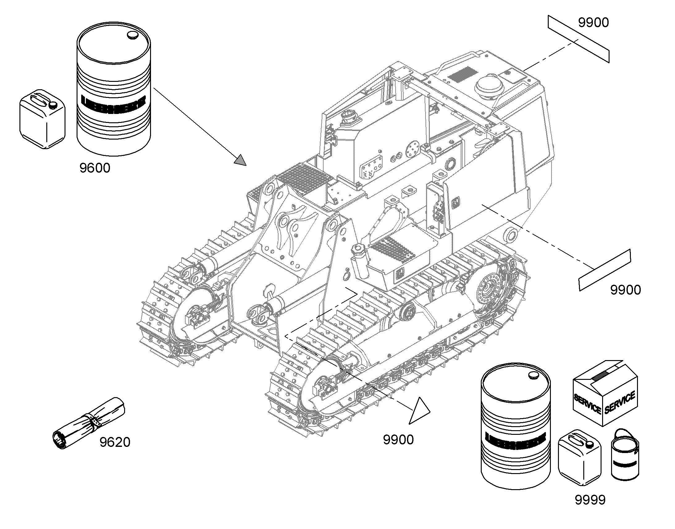 МАТЕРИАЛ СЕРВИСН.ОБСЛУЖИВАНИЯ 9084626 LIEBHERR