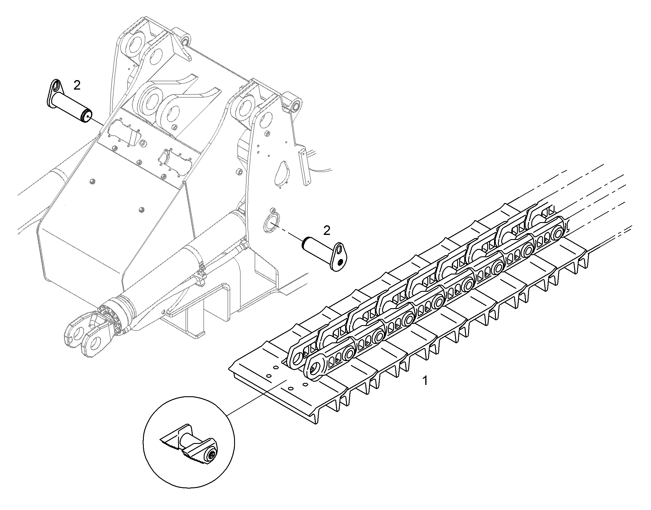 ДОРАБОТКА БОЛТОВ 78X270 9418929 LIEBHERR
