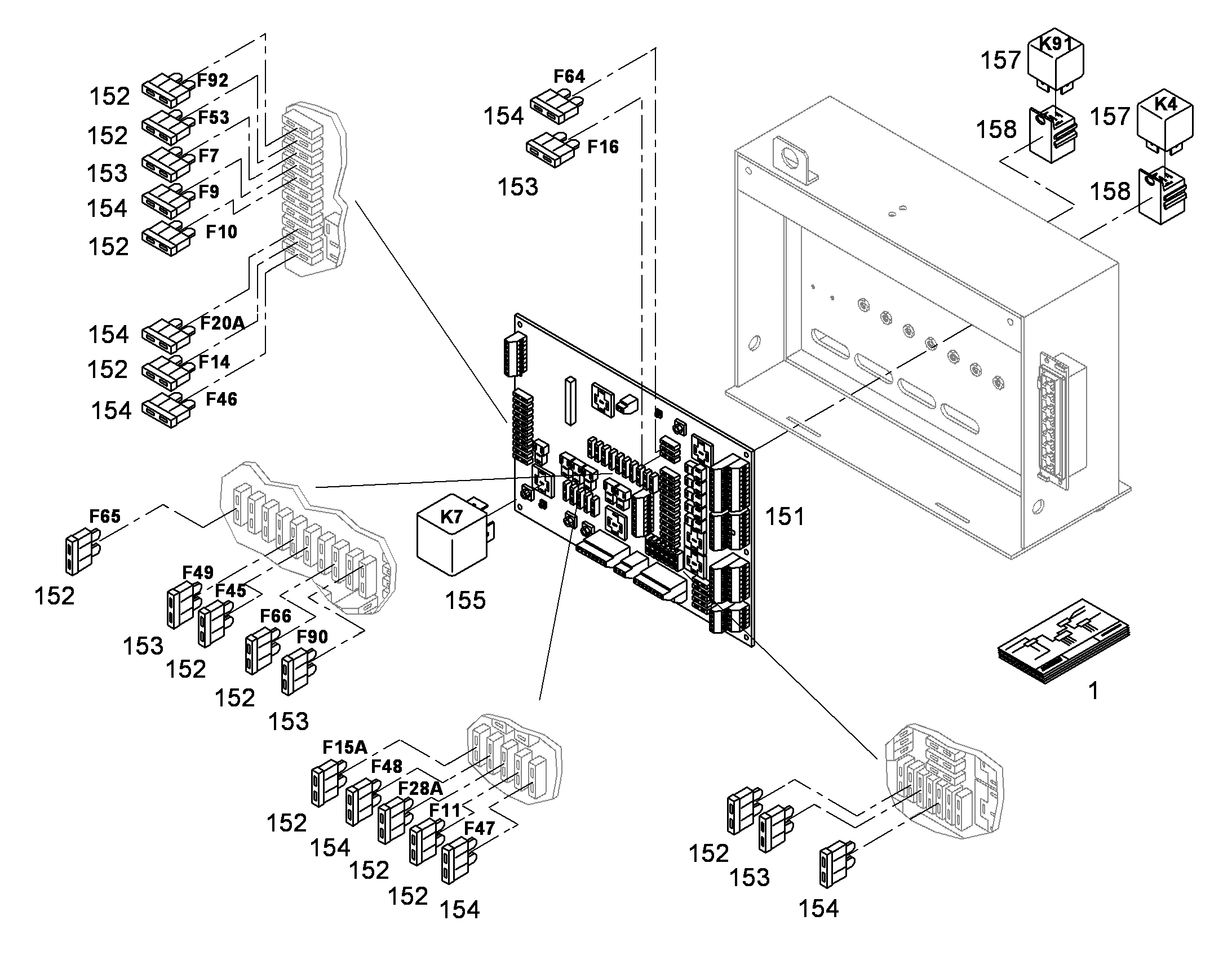 СХЕМА КОММУТАЦИОННАЯ E-STLPL 9414386 LIEBHERR