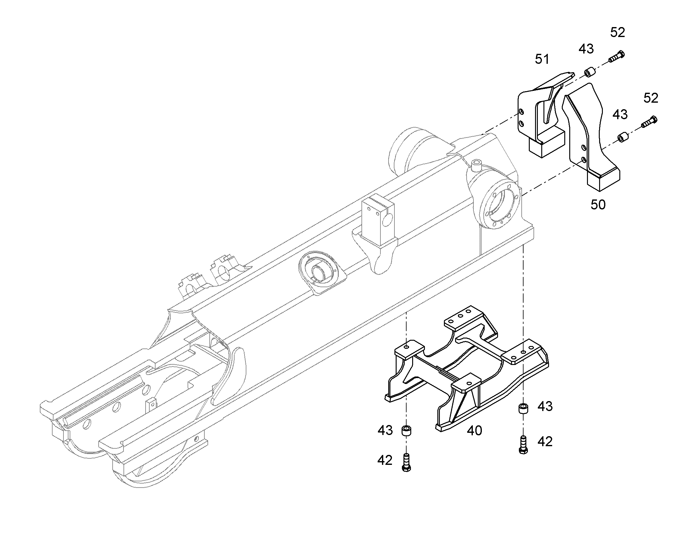 НАПРАВЛЯЮЩАЯ ЦЕПИ ЦЕЛЬНАЯ 9407194 LIEBHERR