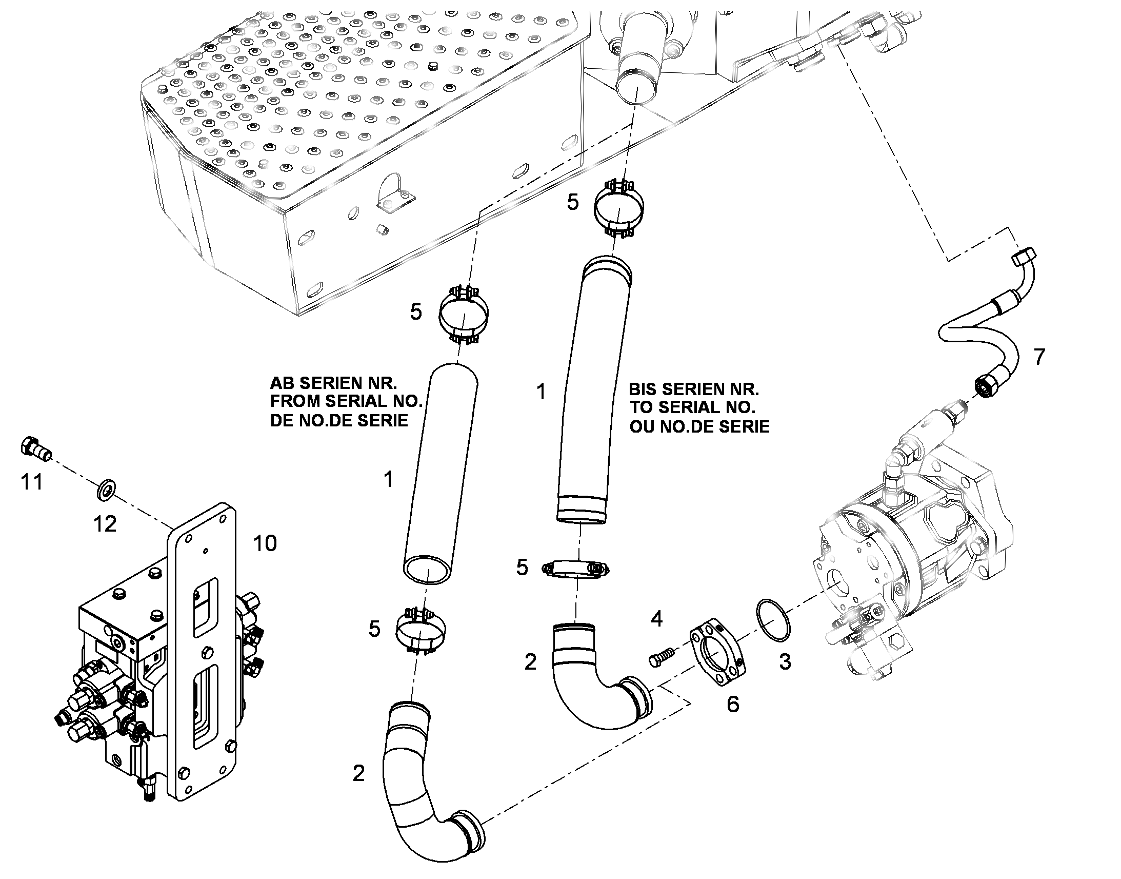 ОТВОД 66 9412143 LIEBHERR