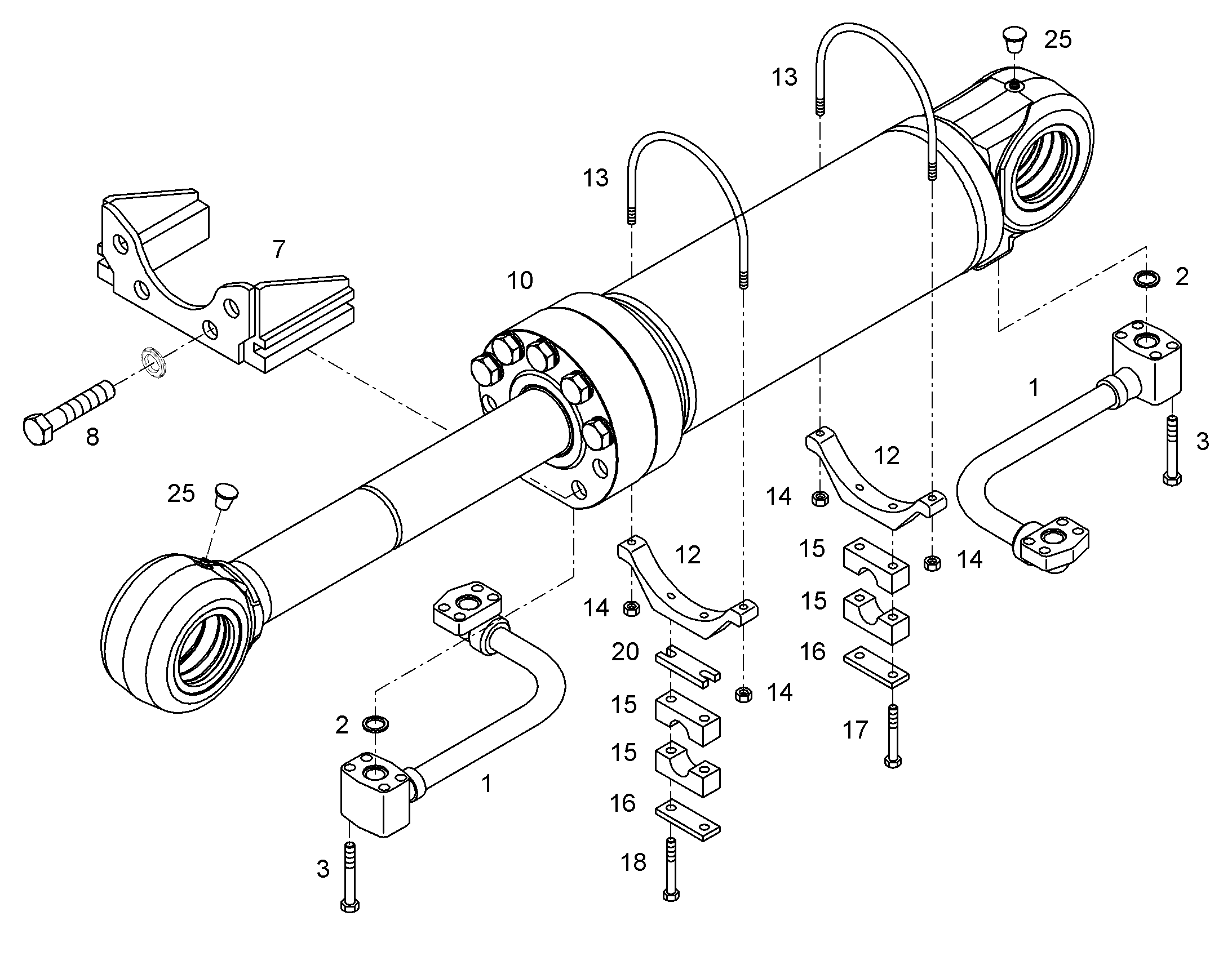КЛЕММА ПОЛОВИННАЯ DIN 3015-2 S 3 R 30 AL 11005272 LIEBHERR