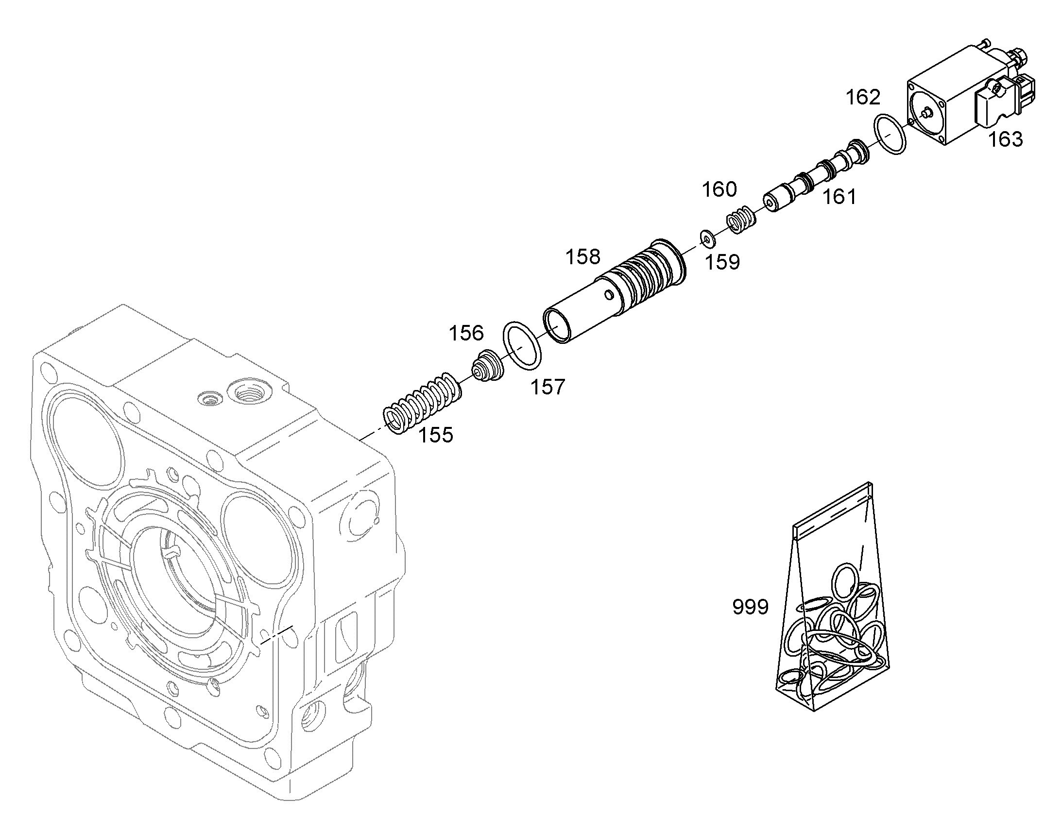 Прижимная пружина 10296384 LIEBHERR
