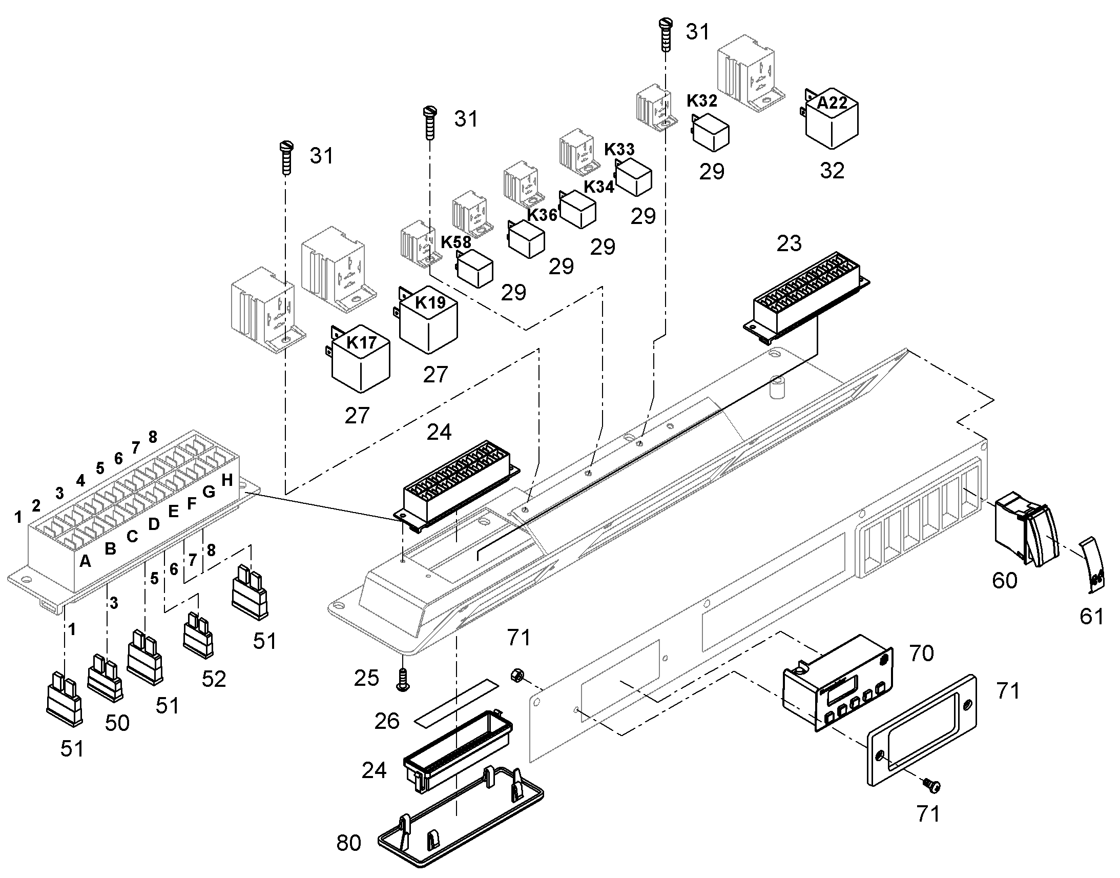 НАКЛАДКА ПРЕДОХРАНИТЕЛЬНАЯ 10451059 LIEBHERR
