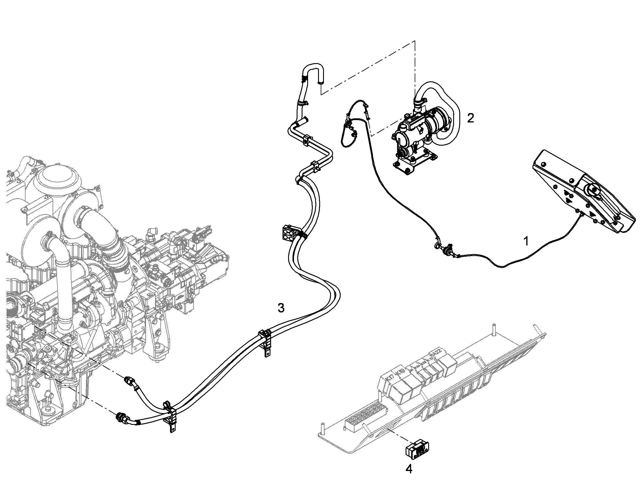 СИСТЕМA ПИТAНИЯ 10303658 LIEBHERR