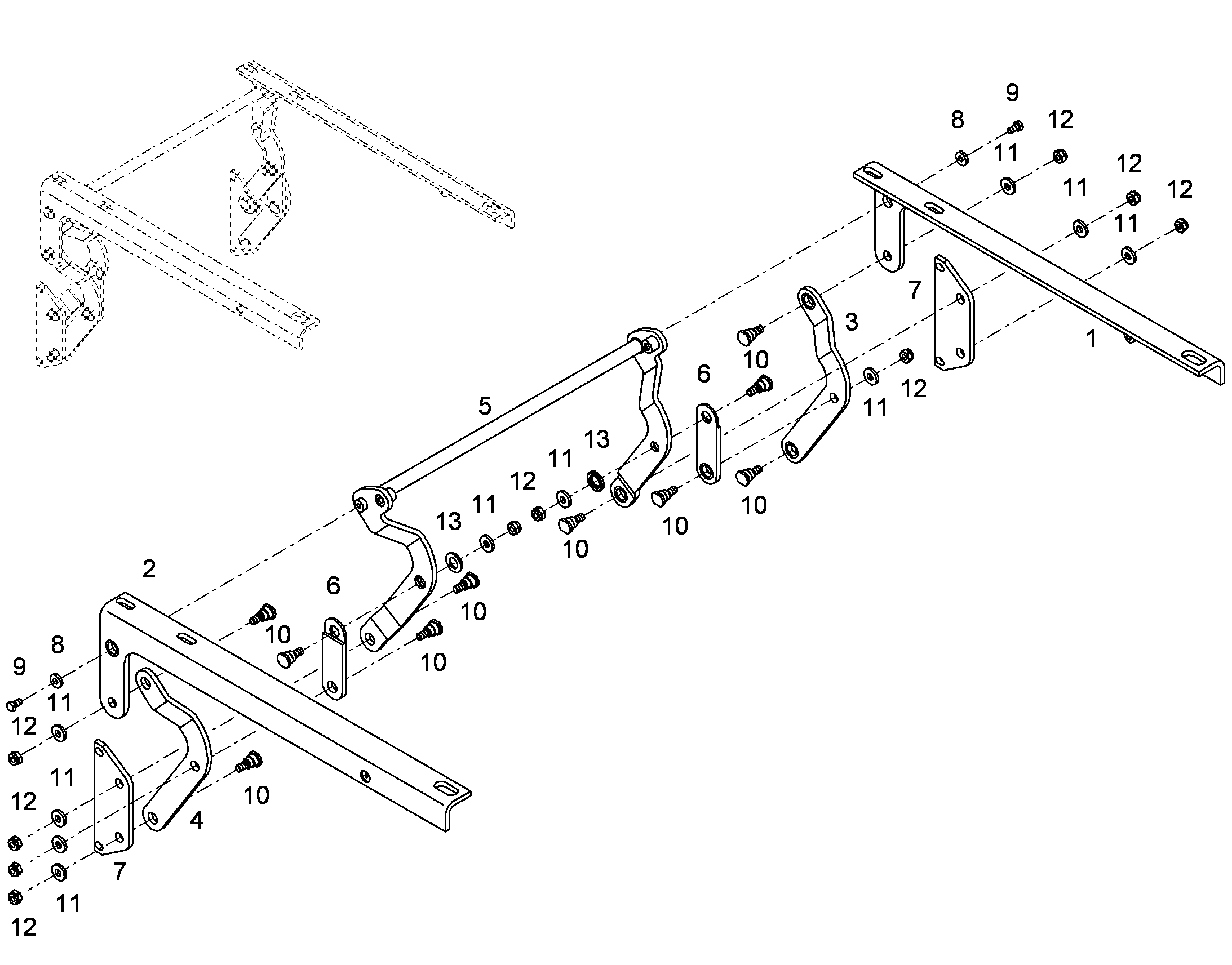 СКОБА ШАРНИРНАЯ 10304629 LIEBHERR