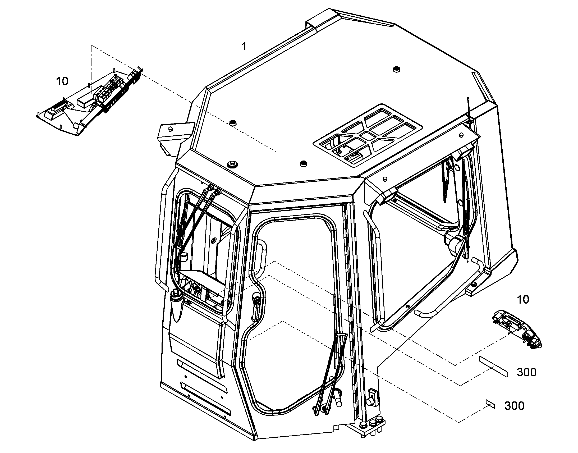 ТАБЛИЧКИ КAБИНЫ ВОДИТЕЛЯ 9417620 LIEBHERR