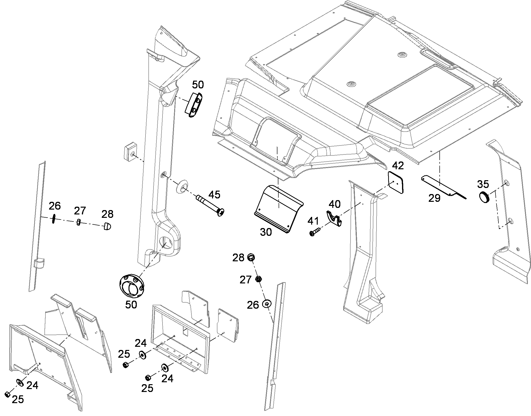 БОЛТ ПОГРУЖНОЙ ISO 7047 M6X45 4.8 480H-B 10440915 LIEBHERR