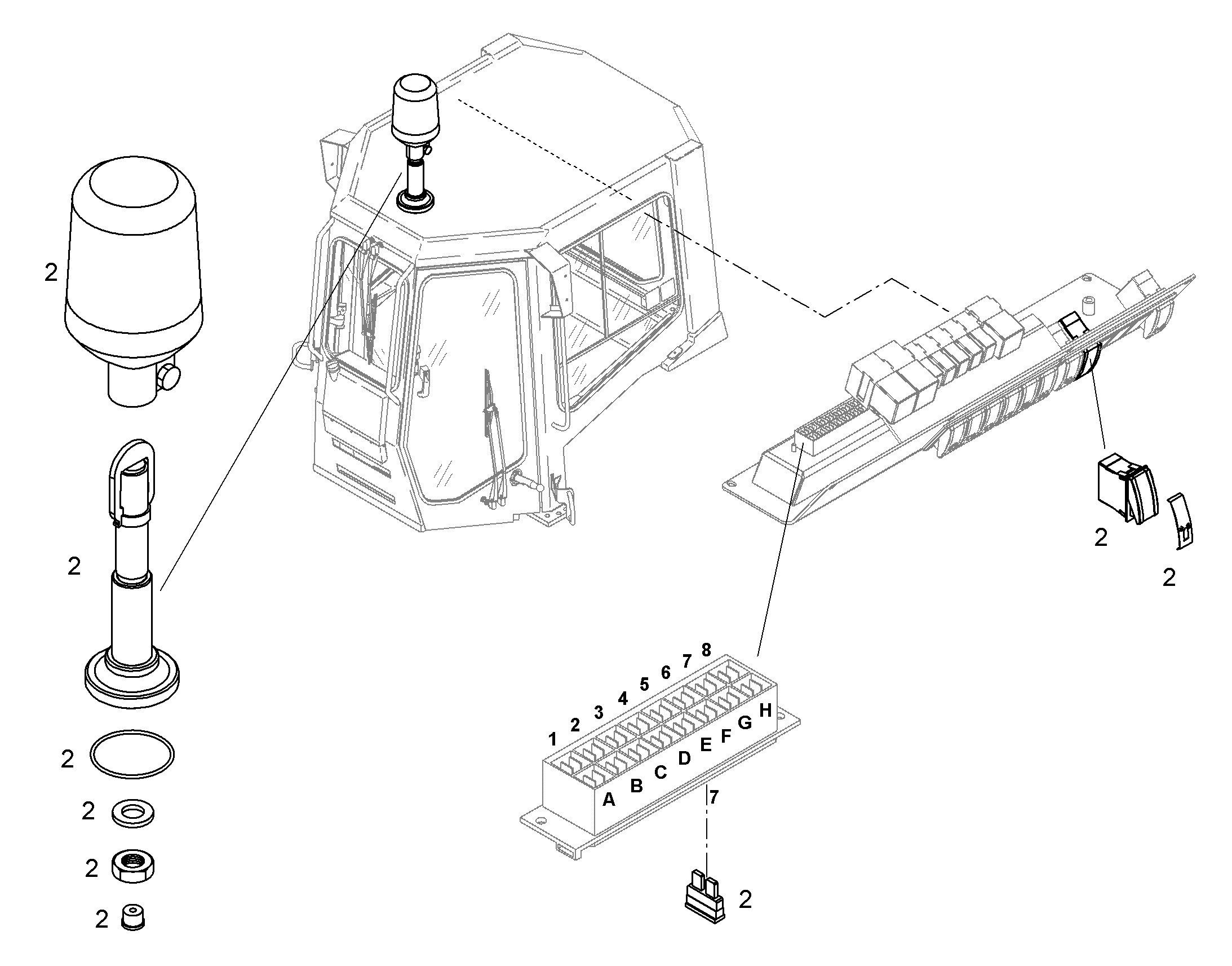 ОСНАСТКА КАБИНЫ 93503359 LIEBHERR