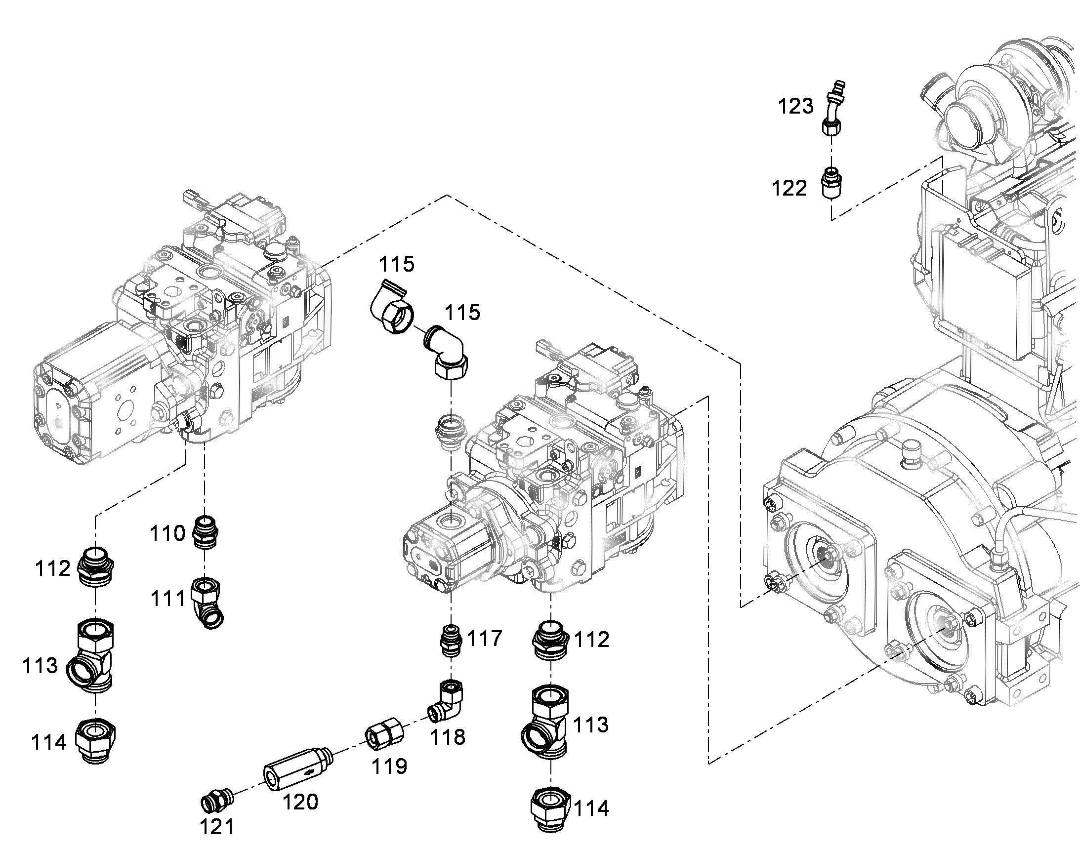 ФИТИНГИ ШЛАНГОВЫЕ 10664348 LIEBHERR