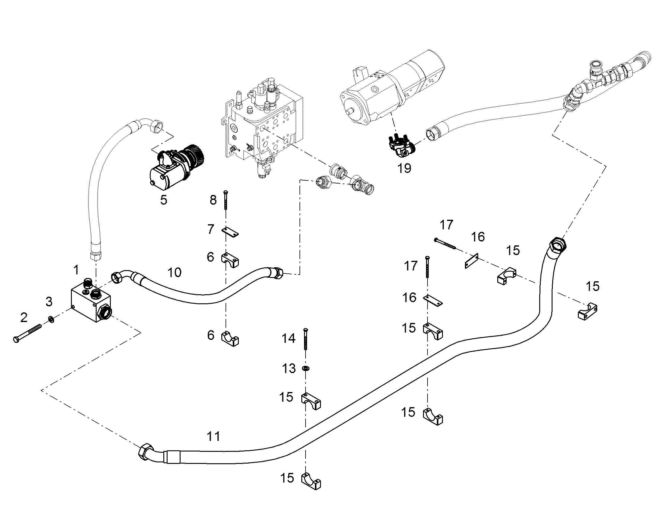 ШЛАНГ 40X2500 10493765 LIEBHERR