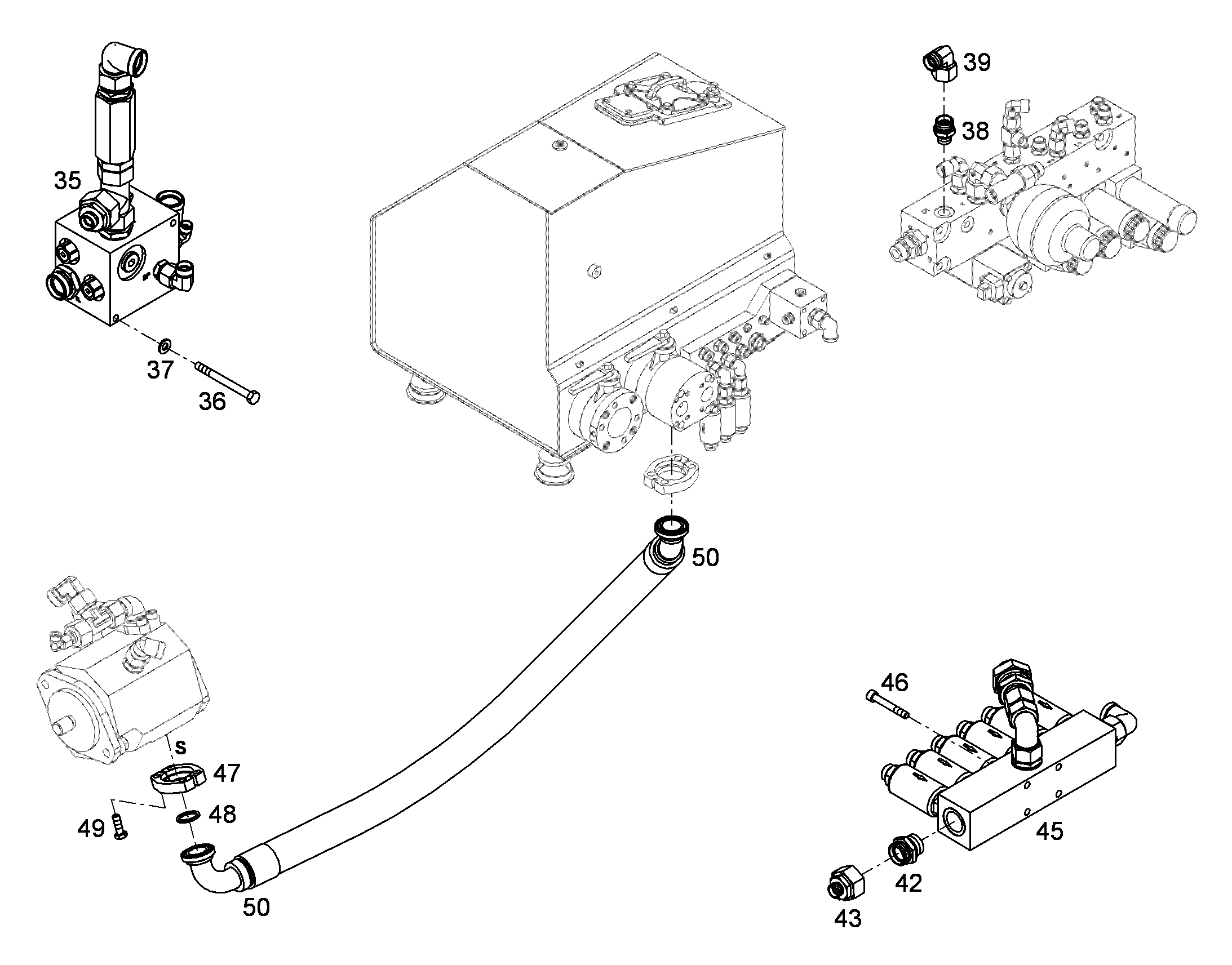 ШЛАНГ 40X1900 10424434 LIEBHERR