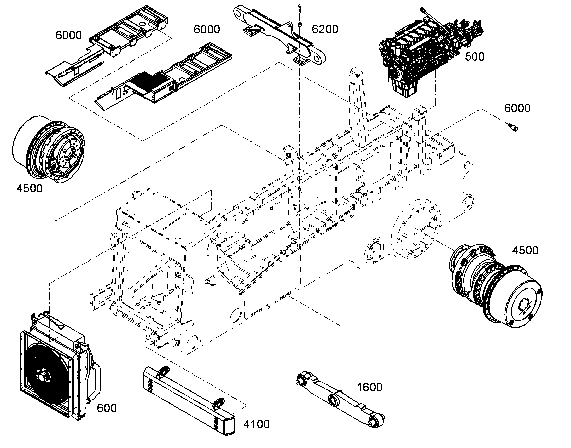 УСТАНОВКА КОНСОЛЕЙ 10321114 LIEBHERR