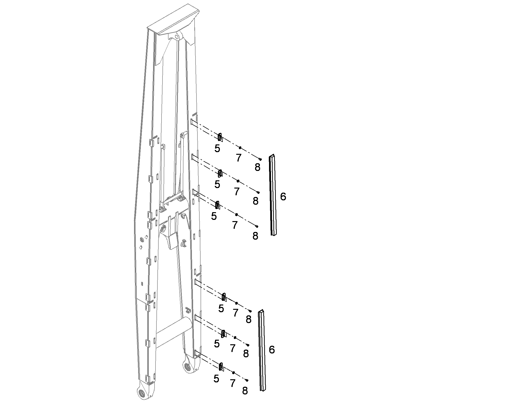 ПЛАНКА ЗАЩИТНАЯ 10308221 LIEBHERR