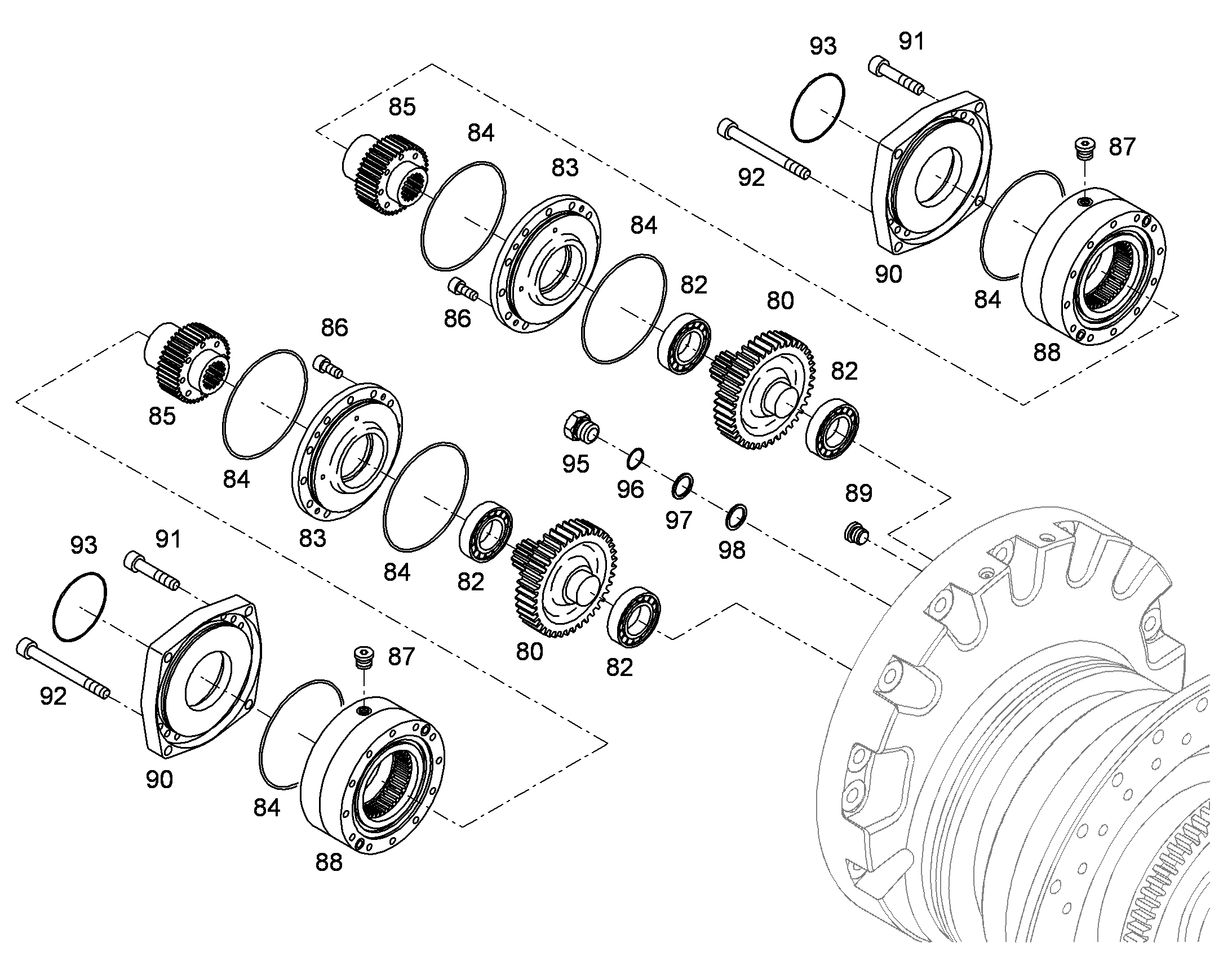 УПЛОТНИТЕЛЬНОЕ КОЛЬЦО 21X2 10171284 LIEBHERR
