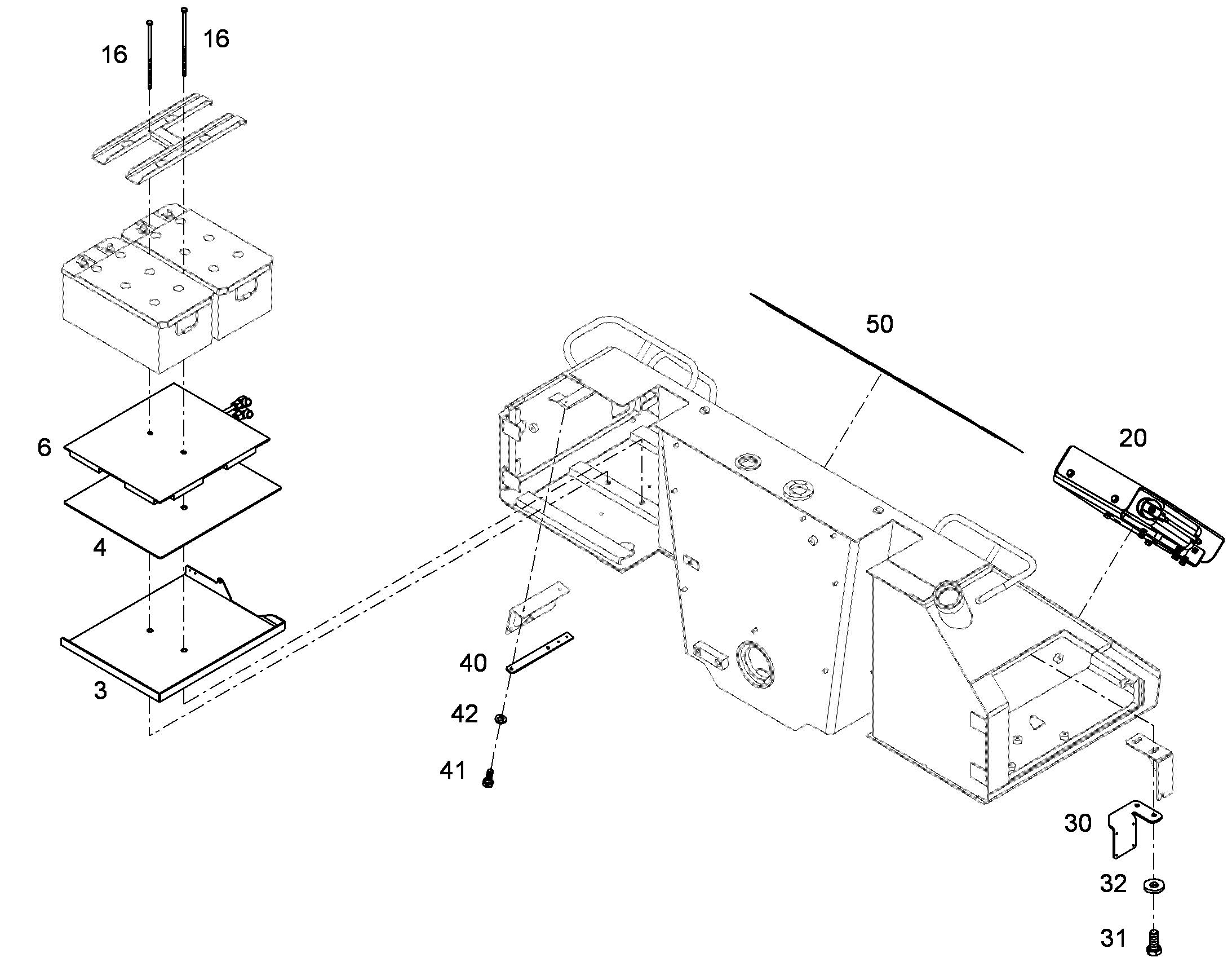 НАГР. ПЛАСТИНА АККУМУЛЯТОРА 480X550 10311190 LIEBHERR