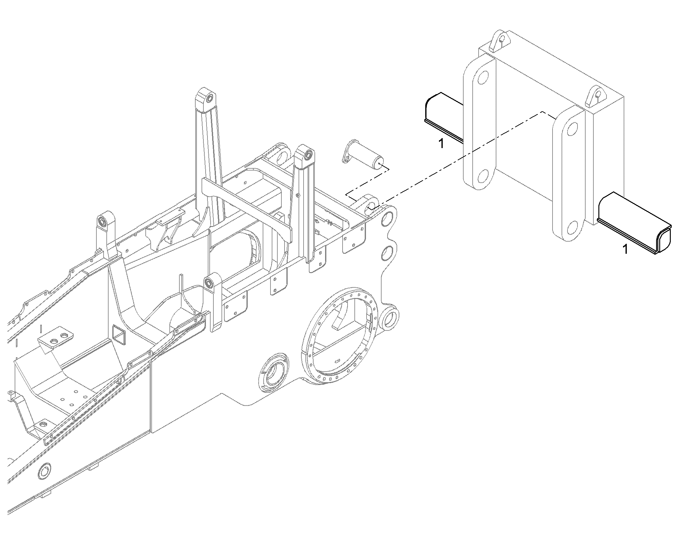 ДОРАБОТКА, ПРОТИВОВЕС 10308651 LIEBHERR