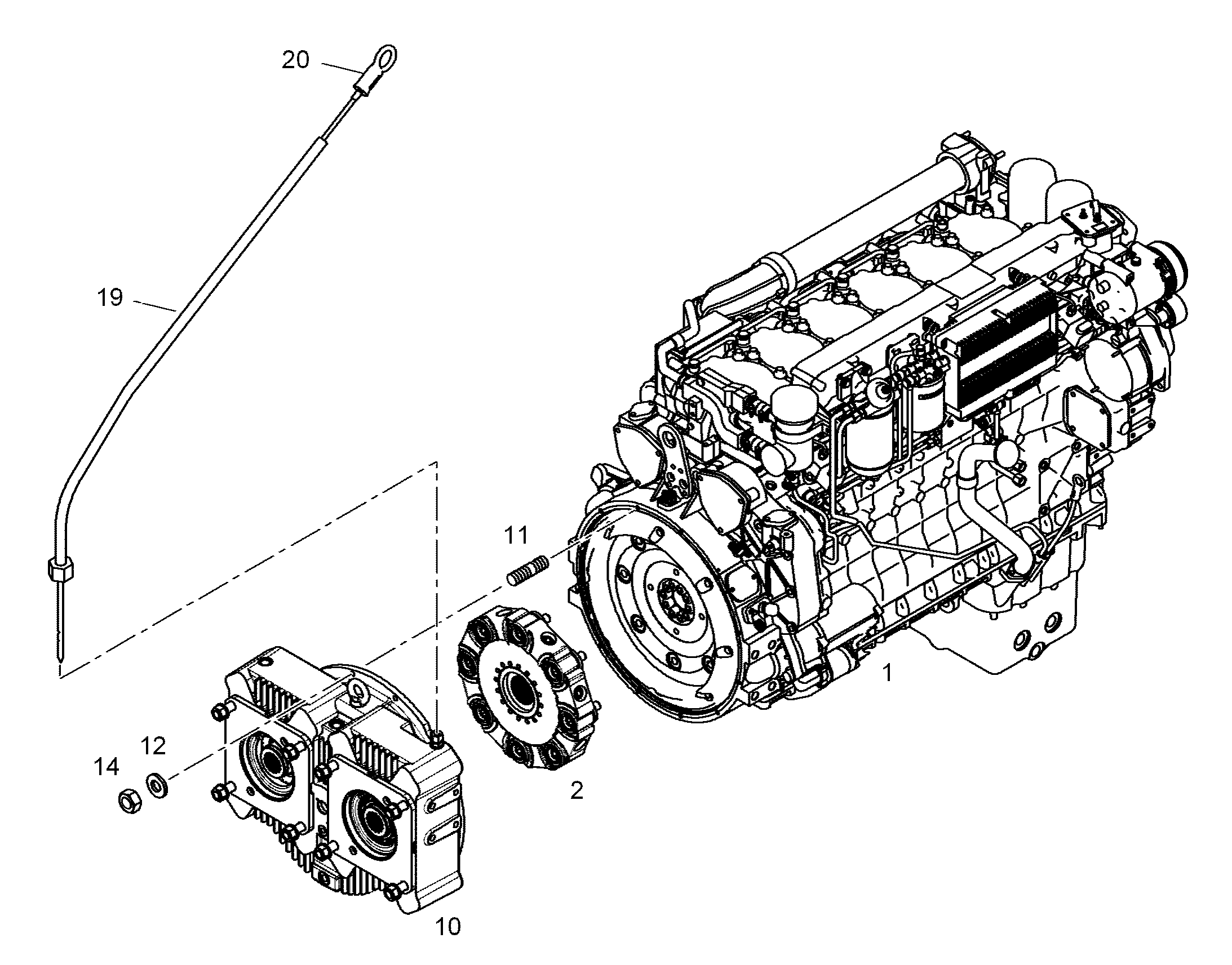 КОРОБКА НАСОСА РАЗДАТОЧНАЯ 10119527 LIEBHERR