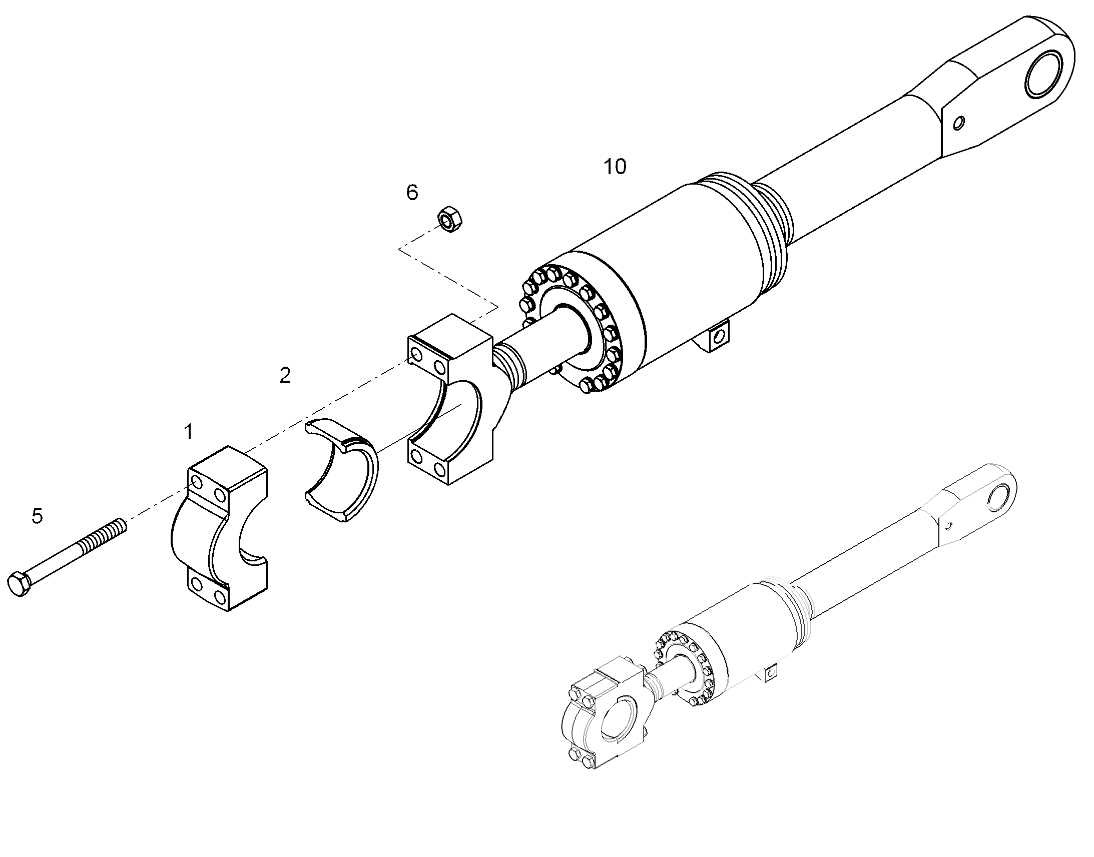 ГИДРОЦИЛИНДР 94027427 LIEBHERR