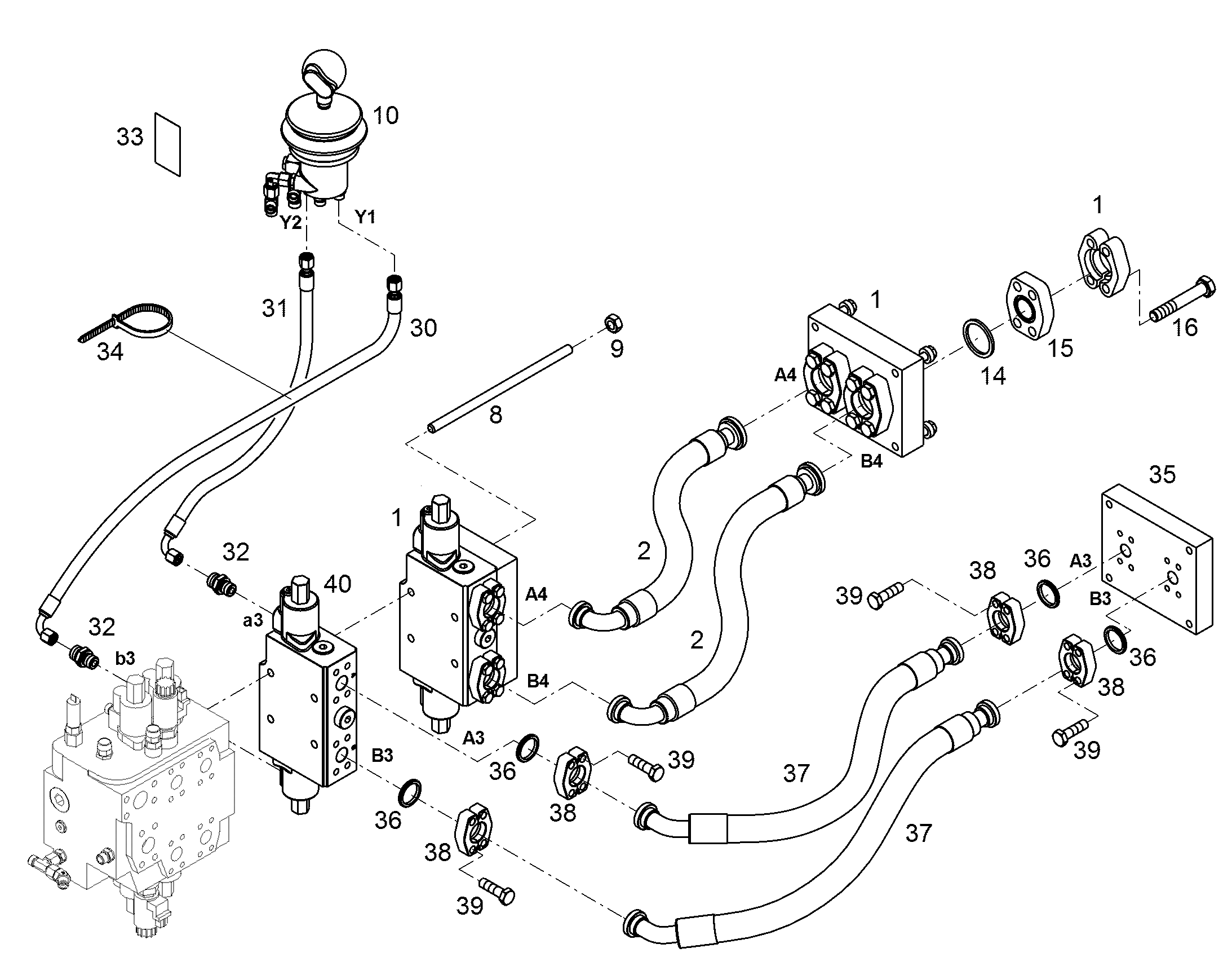 ФЛАНЕЦ ПРОМЕЖУТОЧНЫЙ 10319066 LIEBHERR