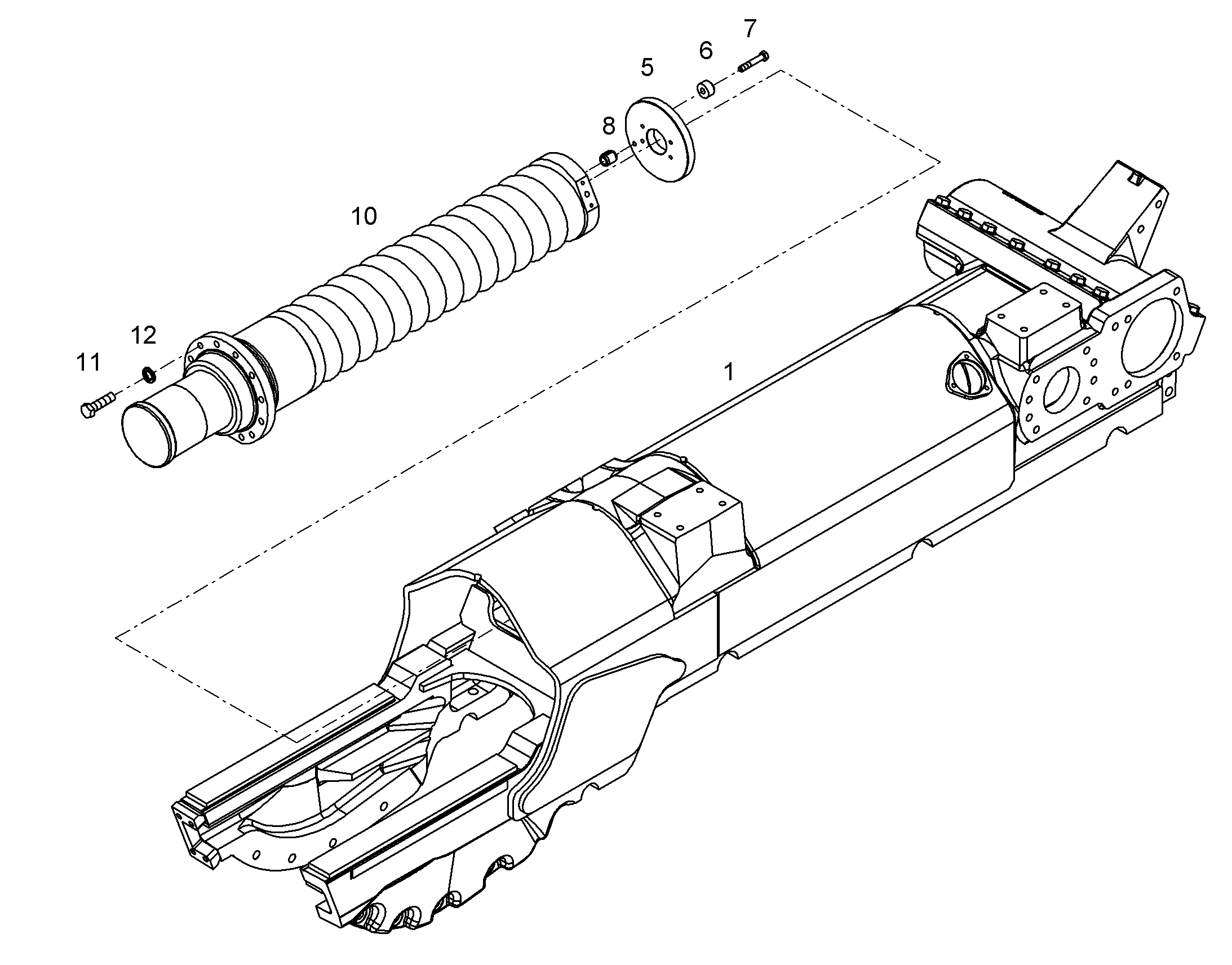 НАТЯЖИТЕЛЬ ГИДРАВЛИЧЕСКИЙ 12215947 LIEBHERR