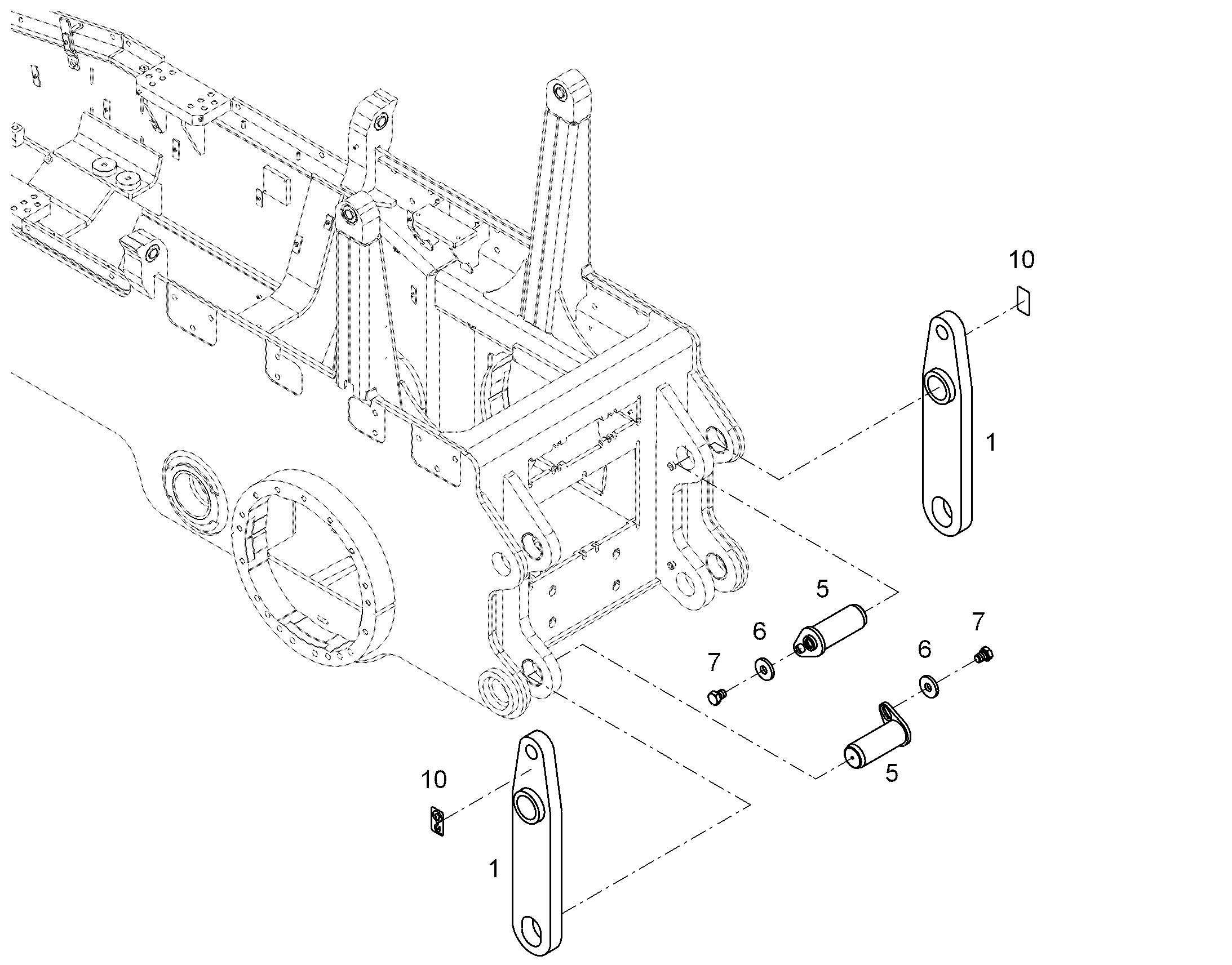 НАКЛАДКА СОЕДИНИТЕЛЬНАЯ 10309835 LIEBHERR