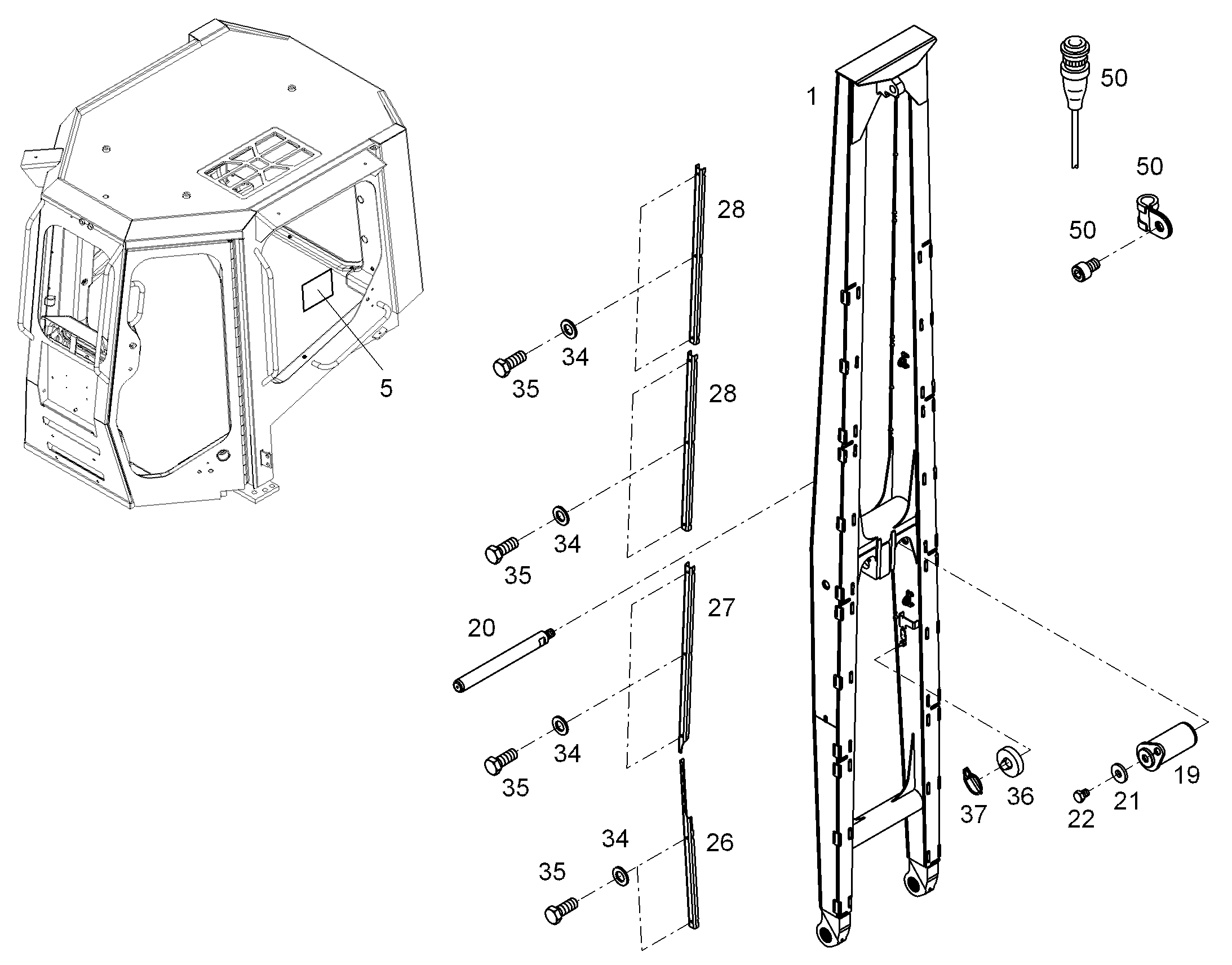 РАСПОЛОЖЕНИЕ ТАБЛИЧЕК 10316873 LIEBHERR