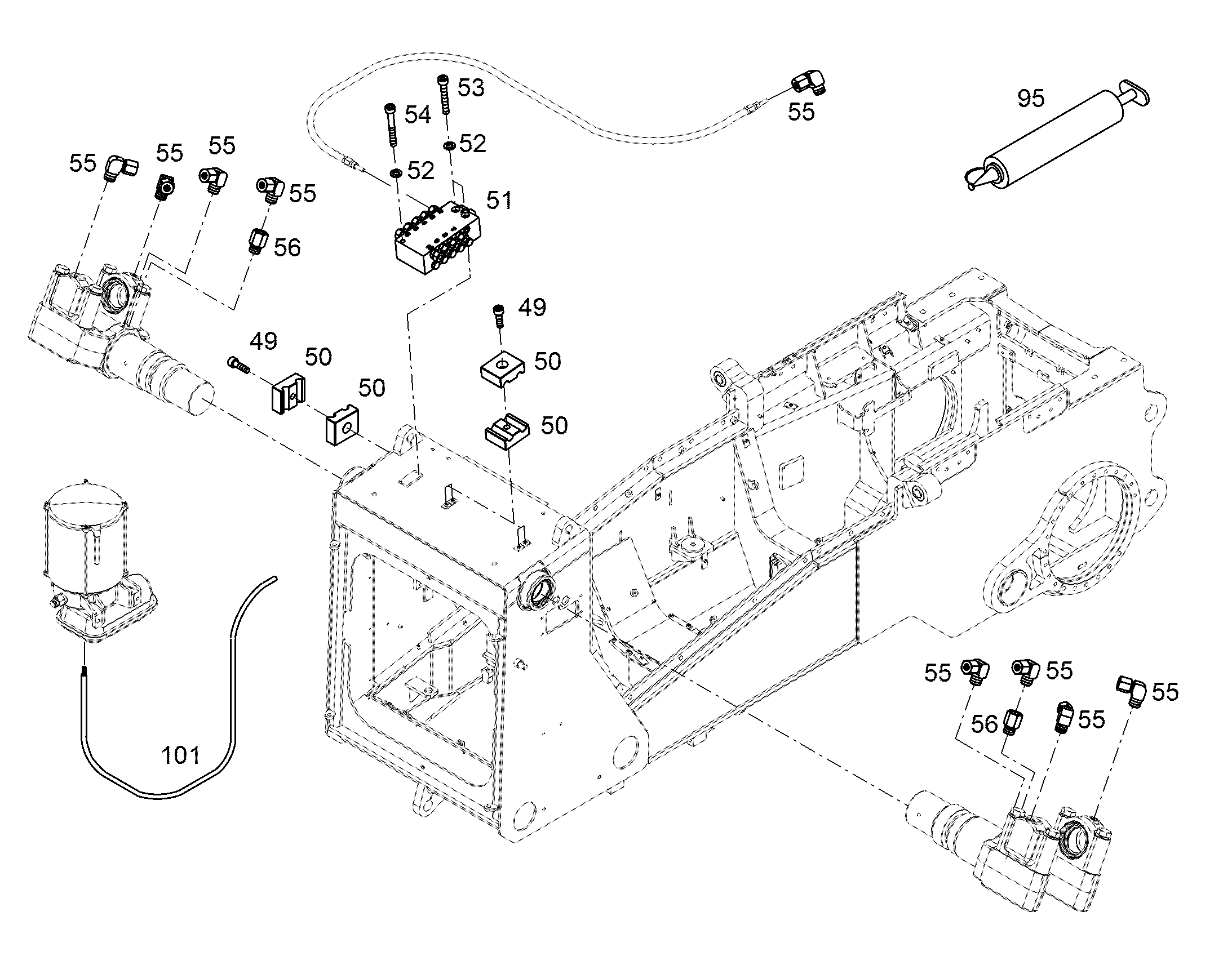 РАСПРЕДЕЛИТЕЛЬ 5/9 11212301 LIEBHERR