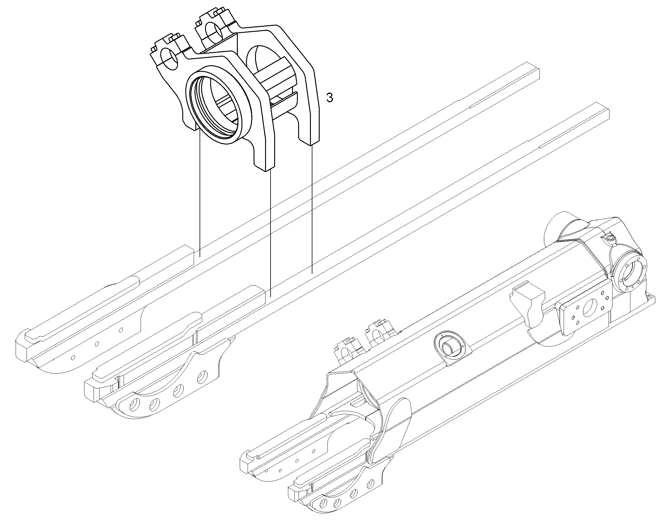 СТОЙКА ПОДШИПНИКА 10307132 LIEBHERR