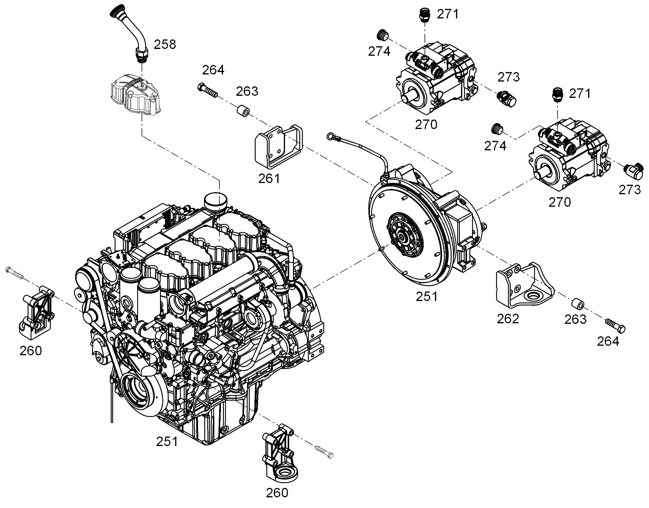 СИСТЕМА ДЛЯ ЗАЛИВКИ МАСЛА 10134302 LIEBHERR