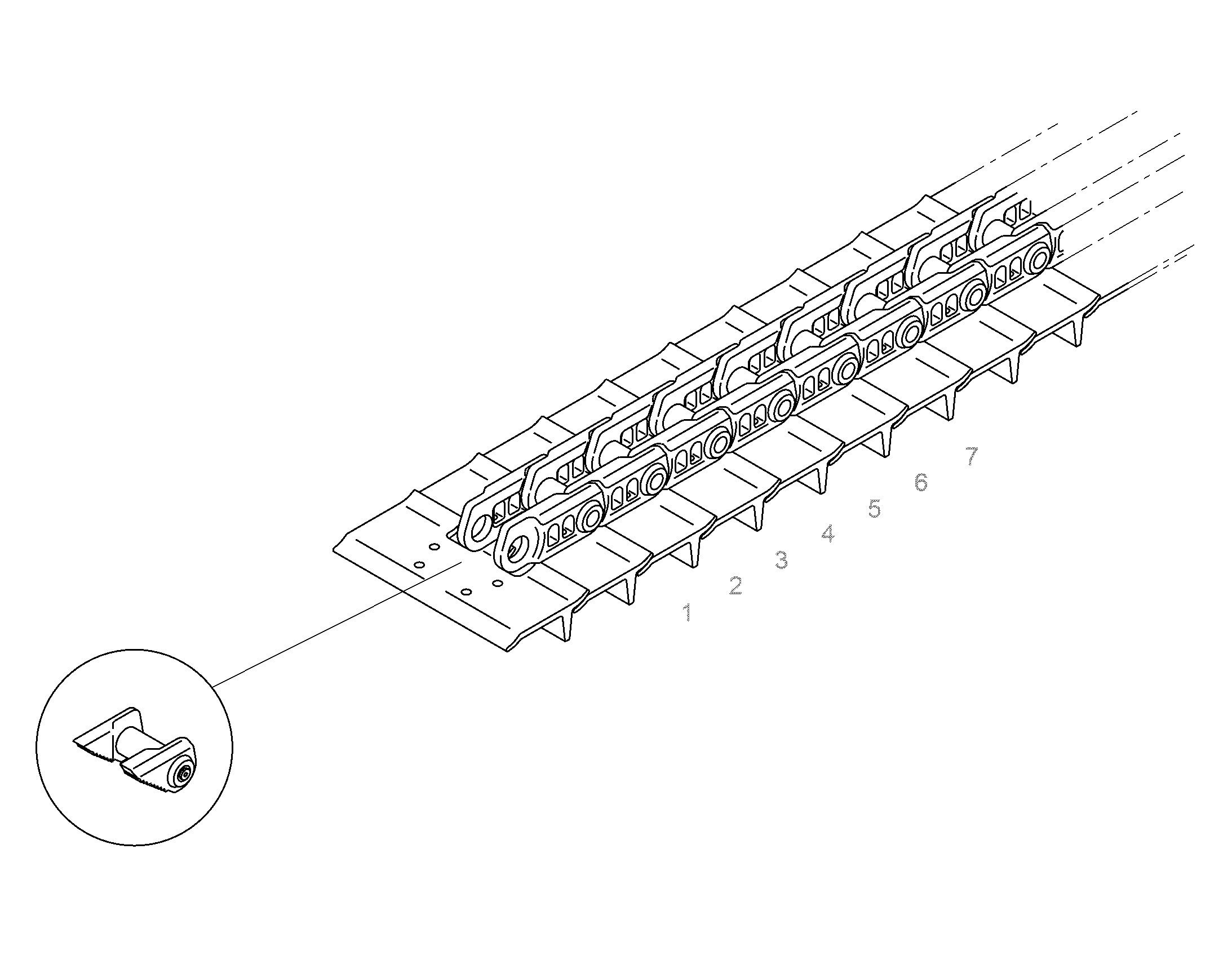 ГУСЕНИЦЫ D6D БАШМ.С ДВ.ГРУНТ. 93503345 LIEBHERR