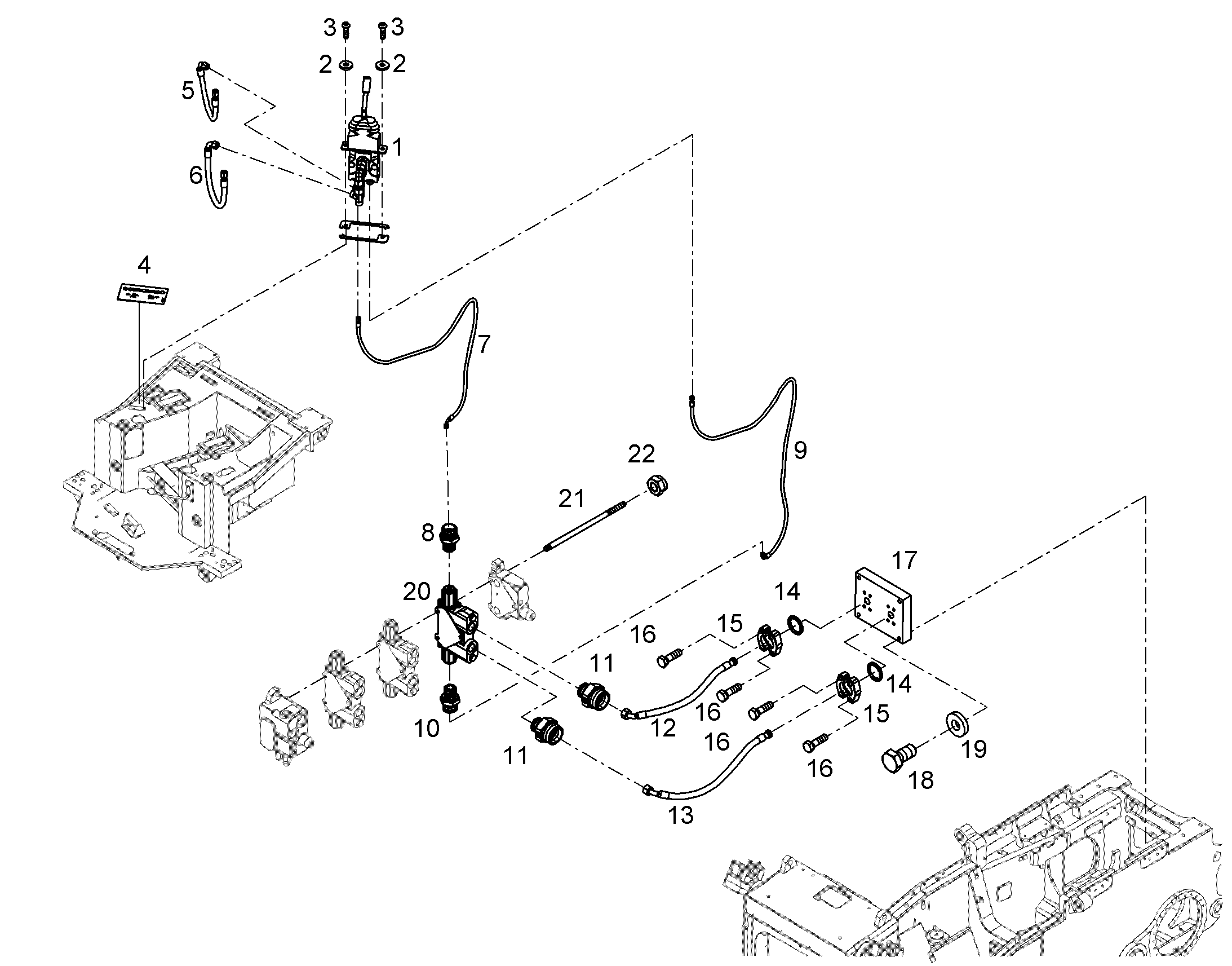 ШЛАНГ УПРАВЛЕНИЯ 10X450 10294531 LIEBHERR