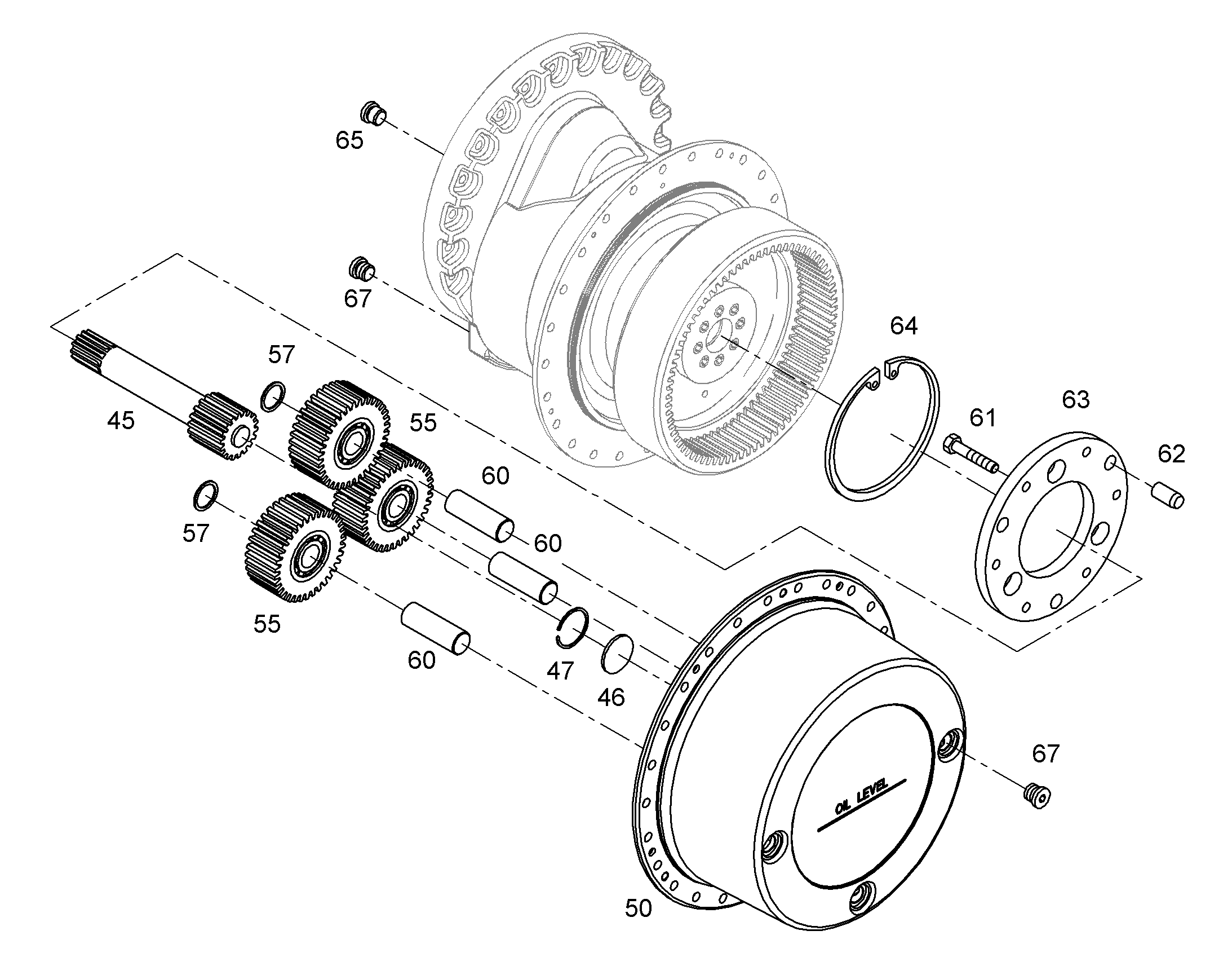 СТОПОРНОЕ КОЛЬЦО DIN 471 235 428011208 LIEBHERR
