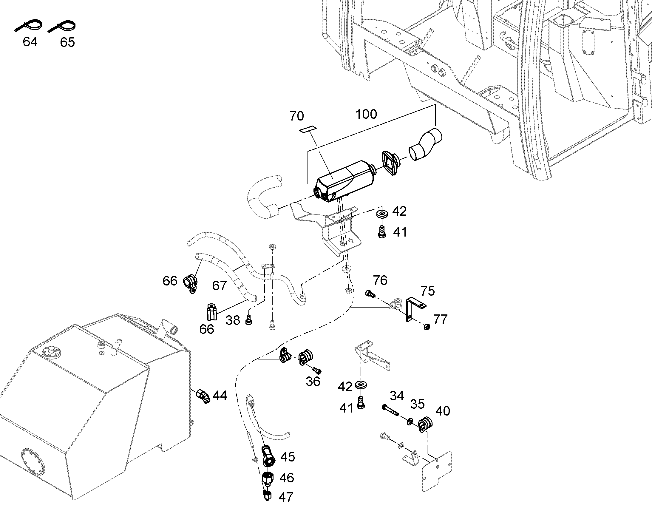 ДОРАБОТКА ДЕРЖАТЕЛЯ 10321650 LIEBHERR