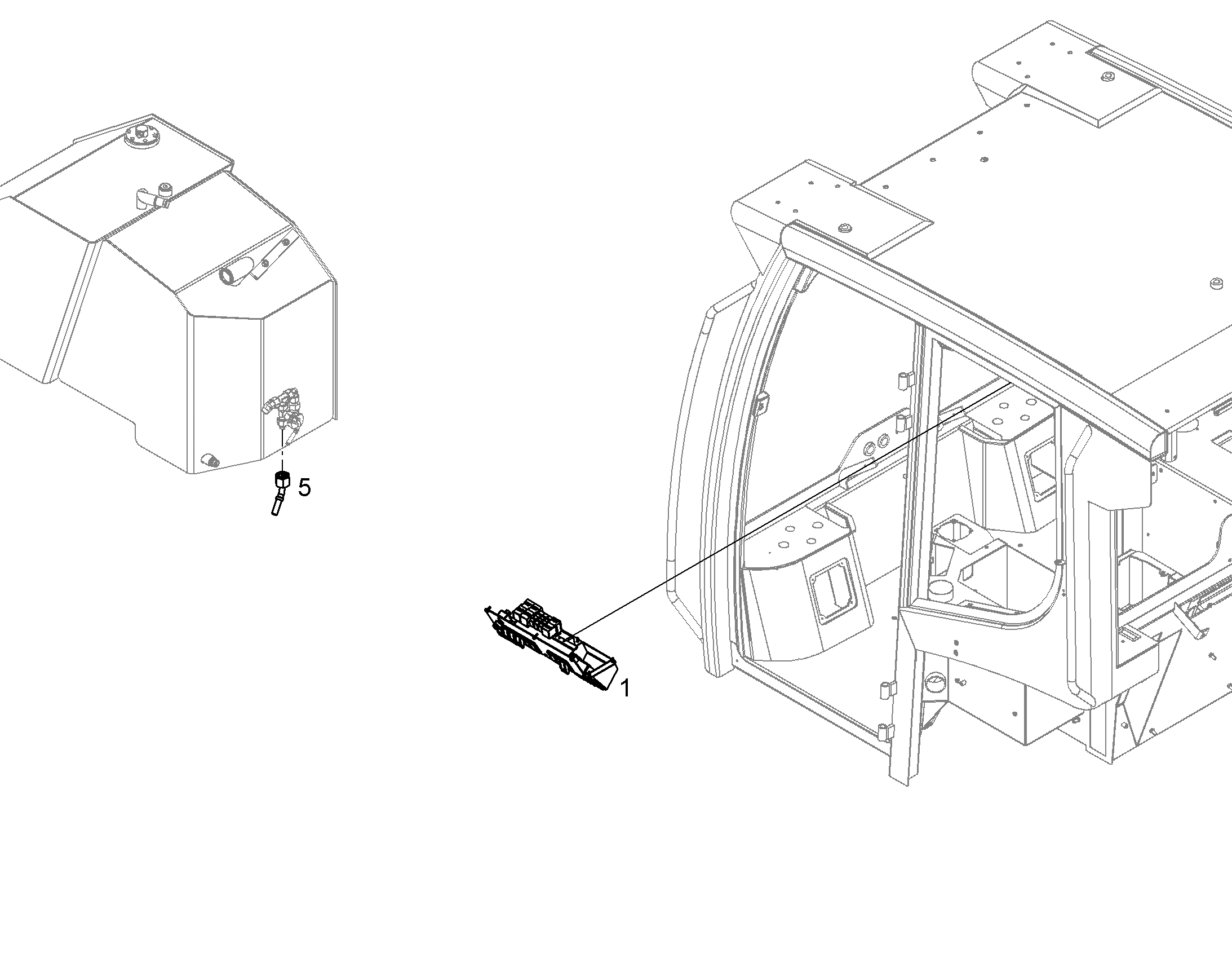 ОСНАСТКА КАБИНЫ 10318896 LIEBHERR