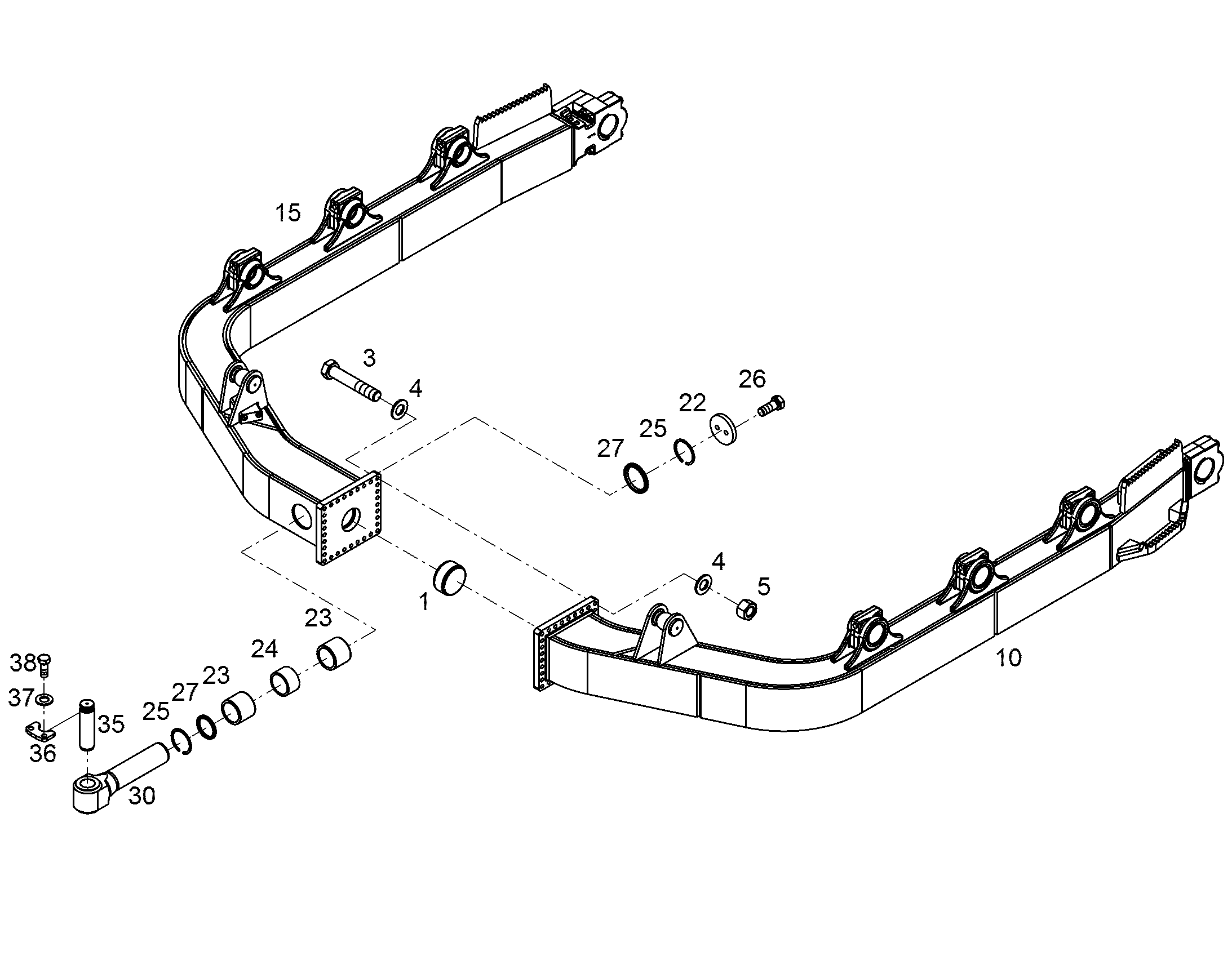 ГИЛЬЗА РАСПОРНАЯ 121X146X50,5 12420751 LIEBHERR