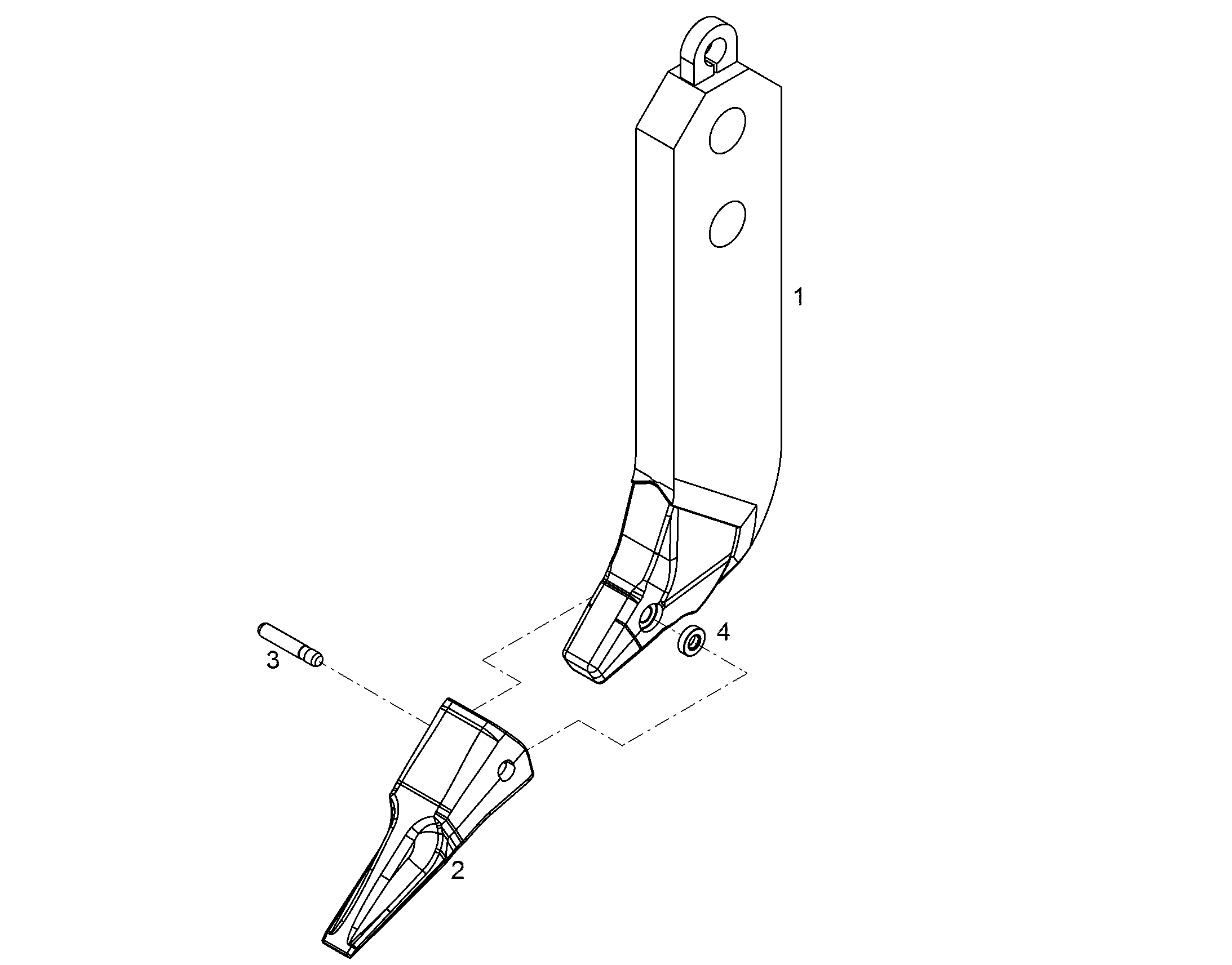 ЗУБ РЫХЛИТЕЛЬНЫЙ 10309609 LIEBHERR